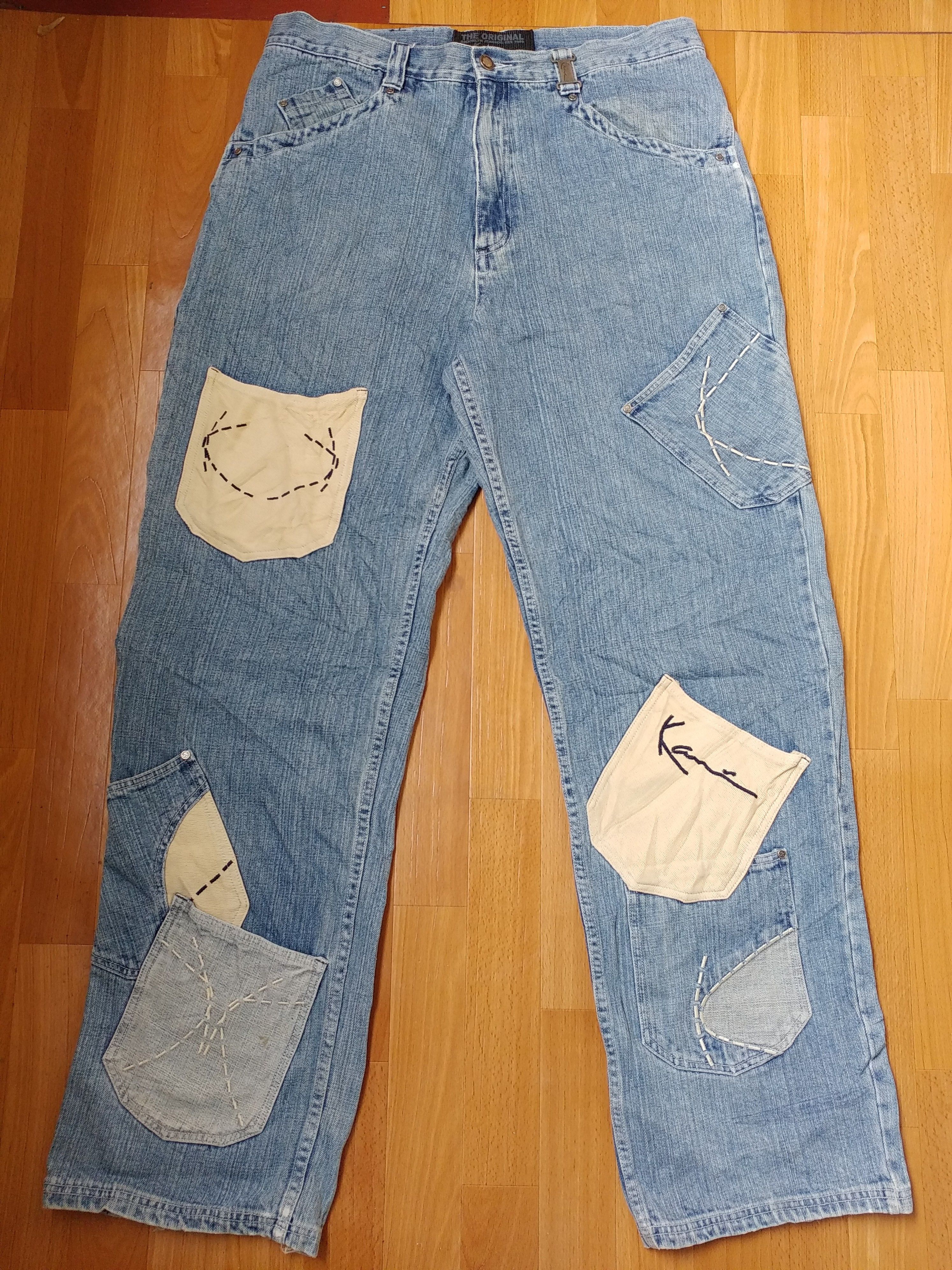 Karl Kani KARL KANI jeans, baggy, vintage Kani jeans, 90s hip hop W 34 Size US 34 / EU 50 - 2 Thumbnail