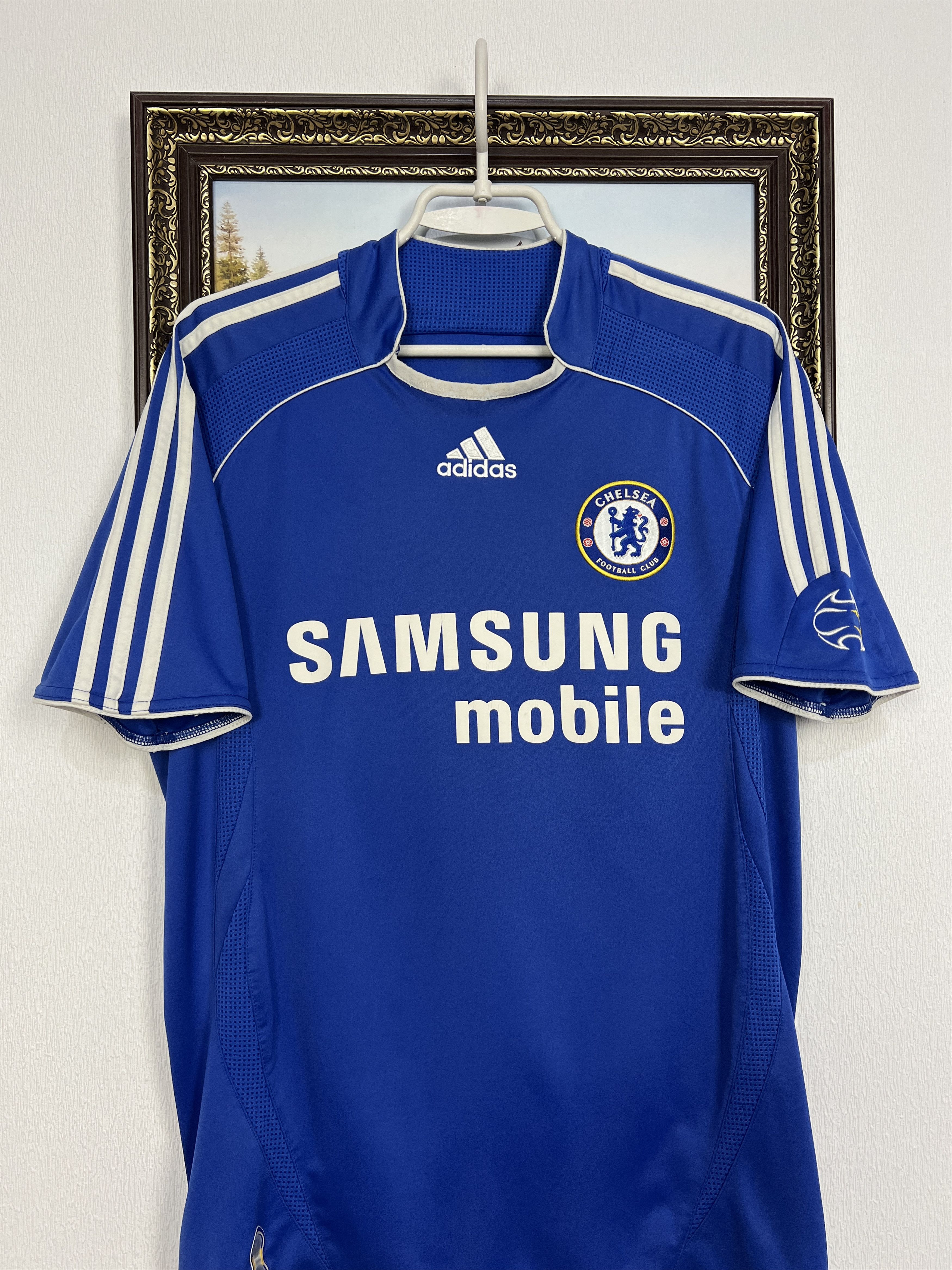 Adidas Chelsea Home football shirt 2006 Soccer Adidas Jersey Trikot Size US S / EU 44-46 / 1 - 2 Thumbnail