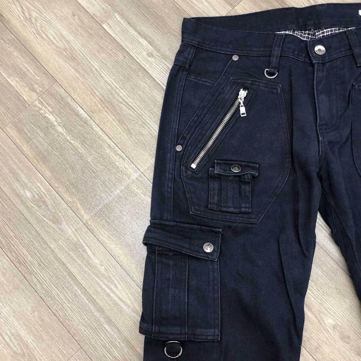 Hysteric Glamour × Japanese Brand × Seditionaries Rare Vintage Semantic Design Julius7 Gas Mask Jeans 1990s Size US 30 / EU 46 - 5 Thumbnail
