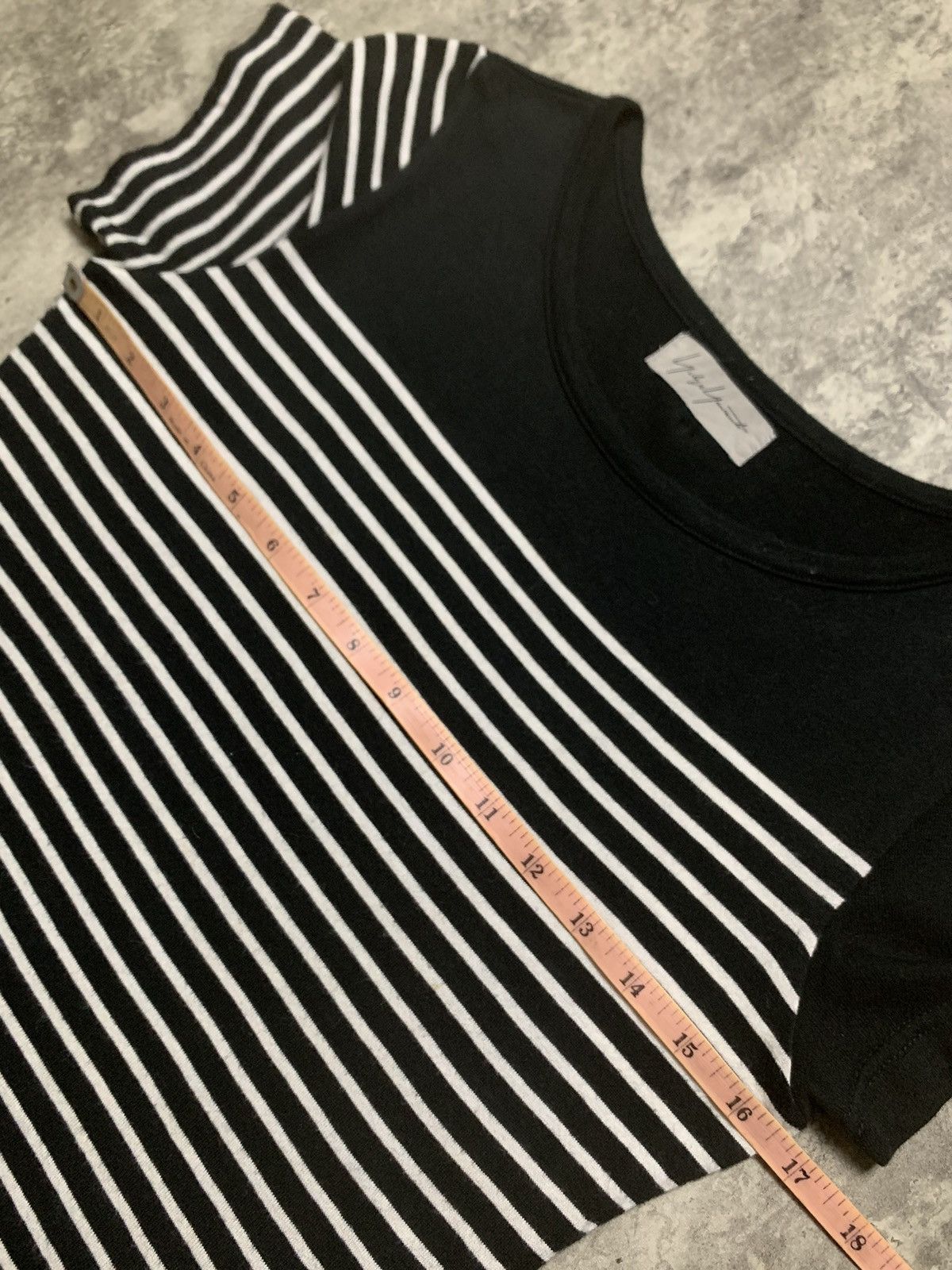Yohji Yamamoto Yohji Yamamoto Signature Stripe Switching Tee Shirt Size M / US 6-8 / IT 42-44 - 7 Thumbnail