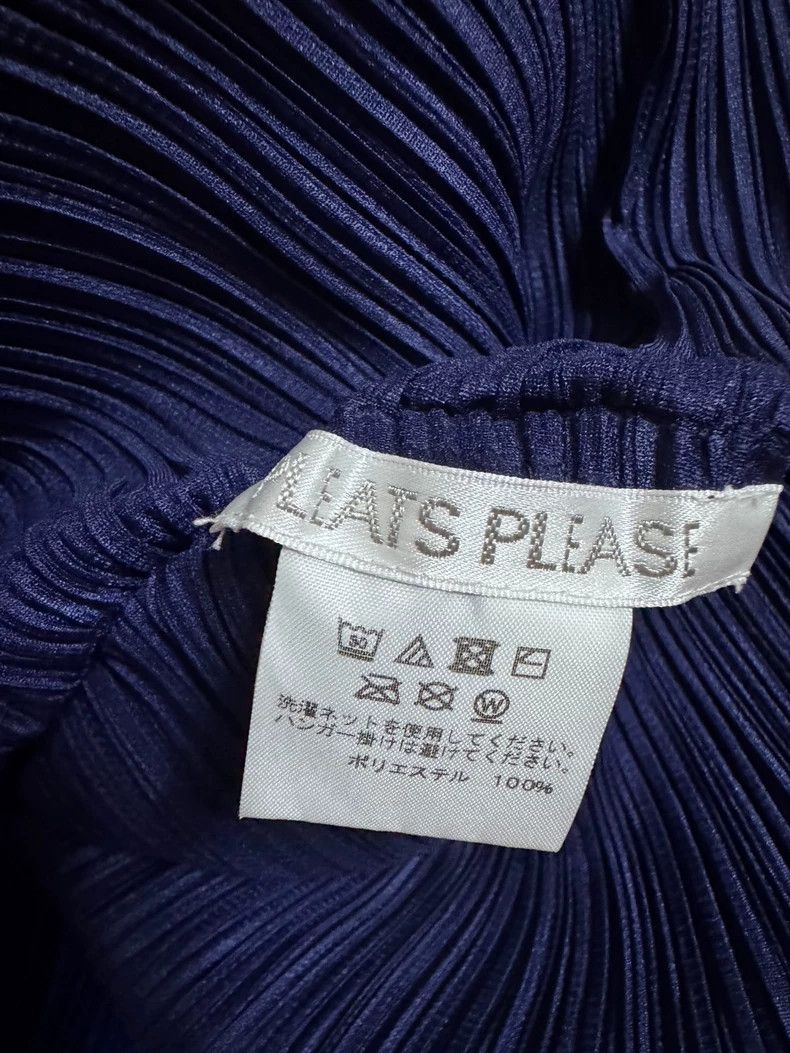 Issey Miyake Issey Miyake Blue pleated vest Size L / US 10 / IT 46 - 4 Thumbnail