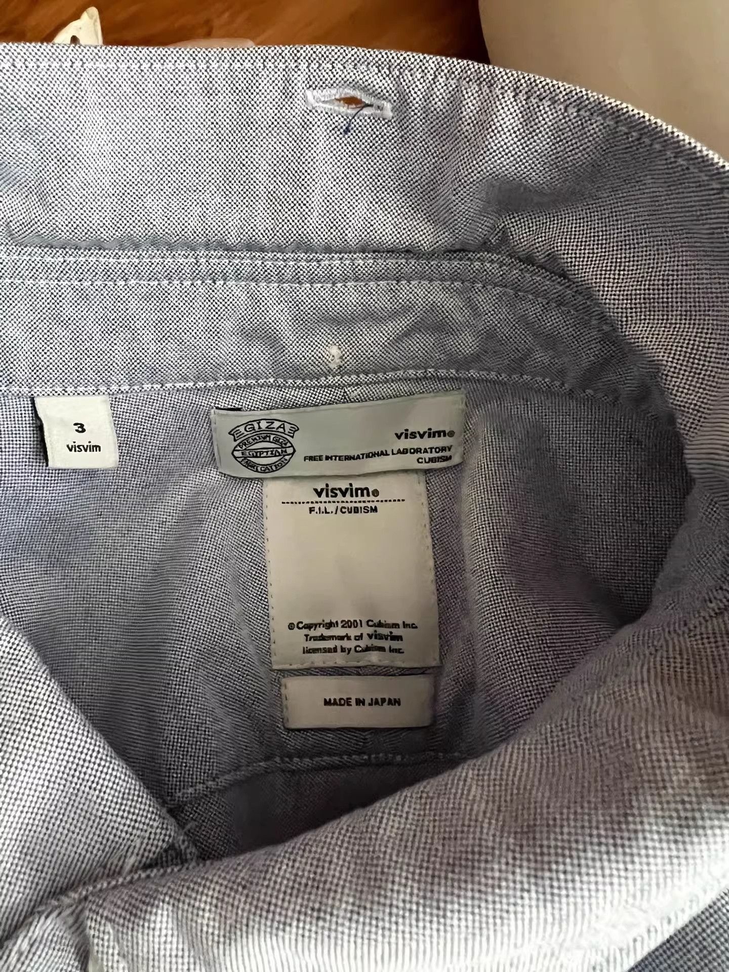 Visvim visvim 2012 GIZA Cotton Long-Sleeve Shirt Size US L / EU 52-54 / 3 - 9 Thumbnail