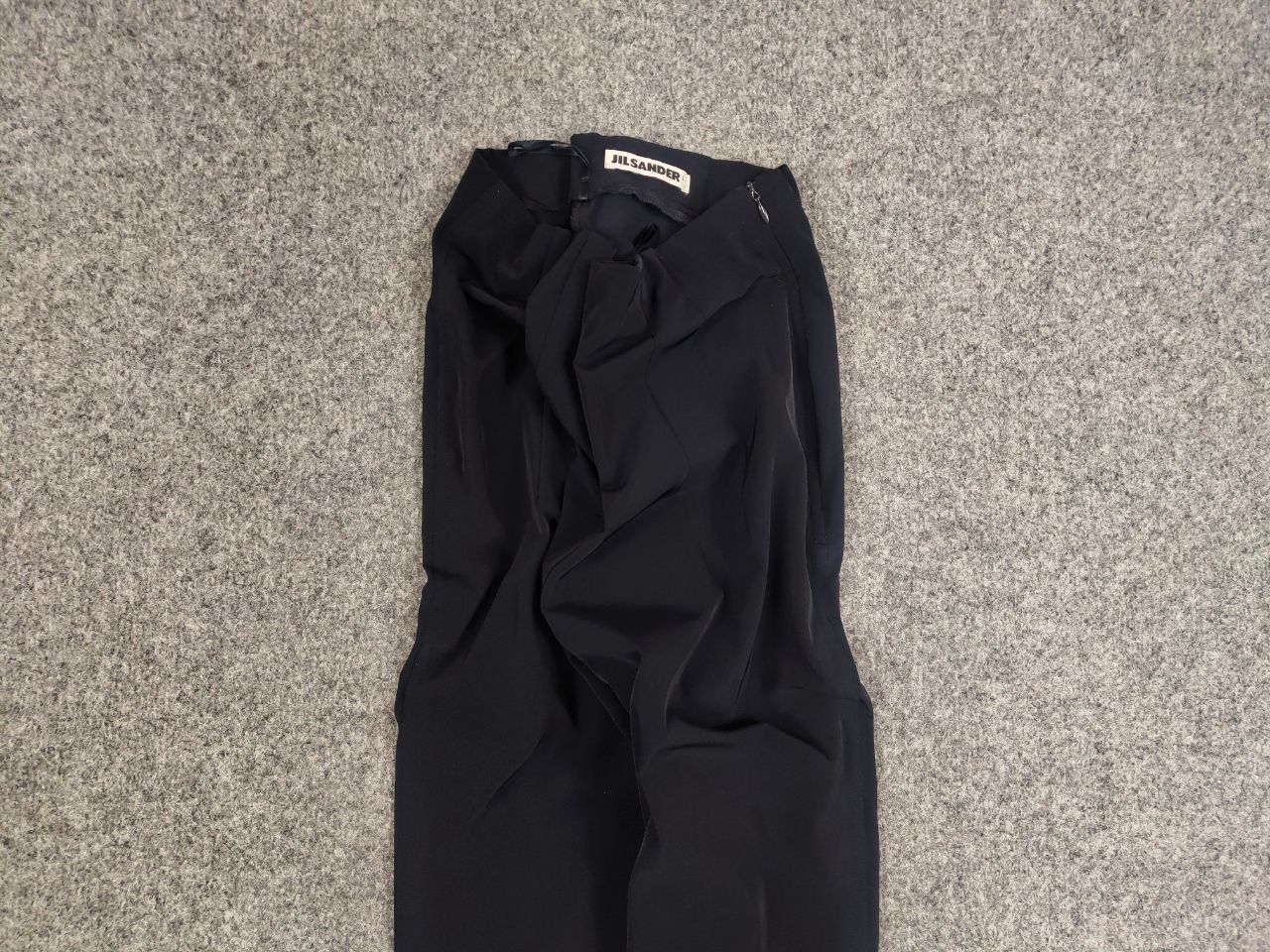 Jil Sander Vintage Jil Sander Woman Polyamide Dark blue ankle Zip Pants Size 40" / US 18 - 4 Thumbnail