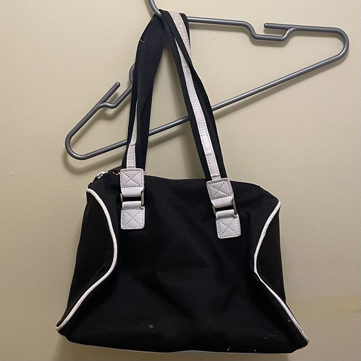 Puma Vintage Y2K Puma Black & White Cat Logo Cute Hand Bag Purse Size ONE SIZE - 6 Thumbnail