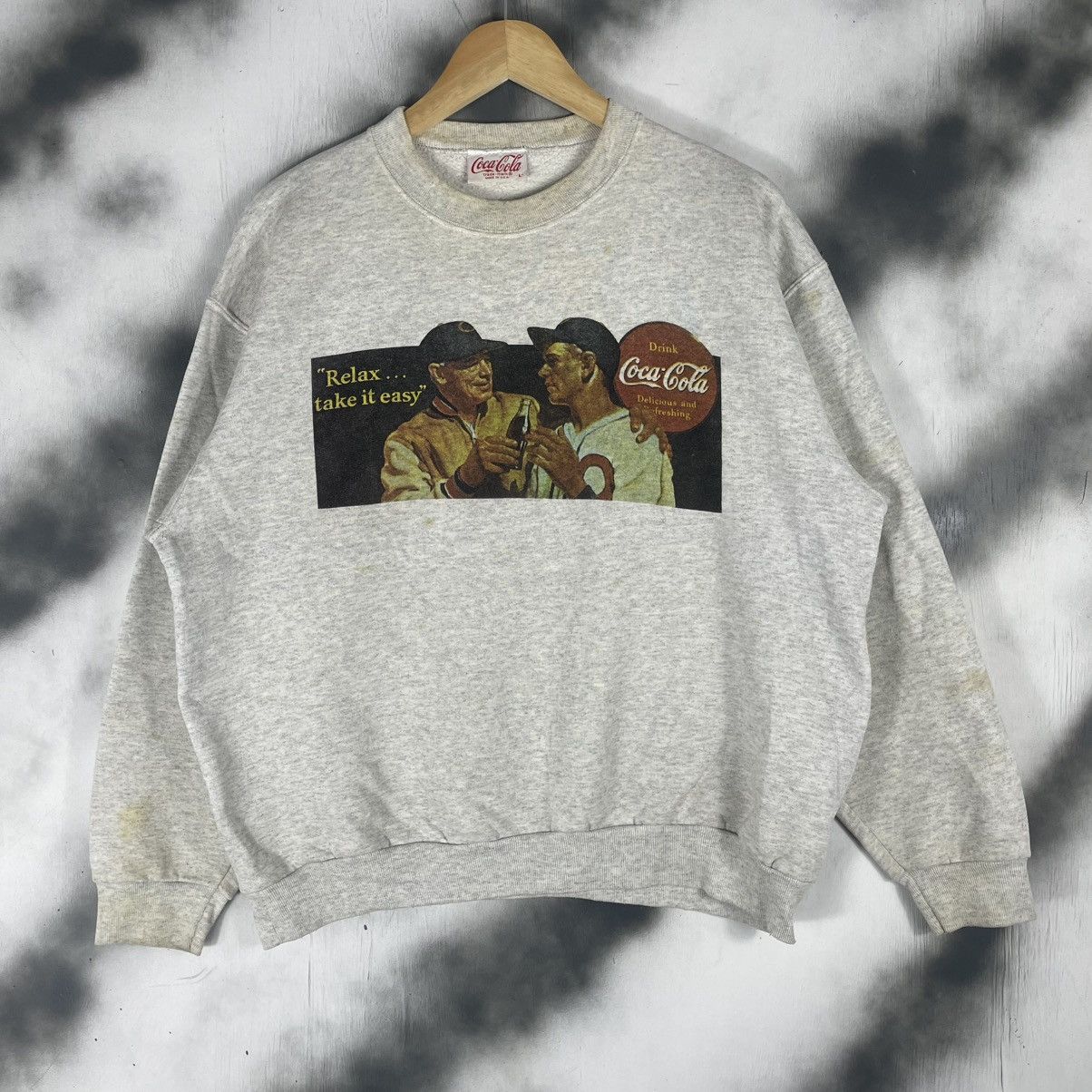 Coca Cola Vintage 90s Coca Cola “relax take it easy” Size US L / EU 52-54 / 3 - 1 Thumbnail