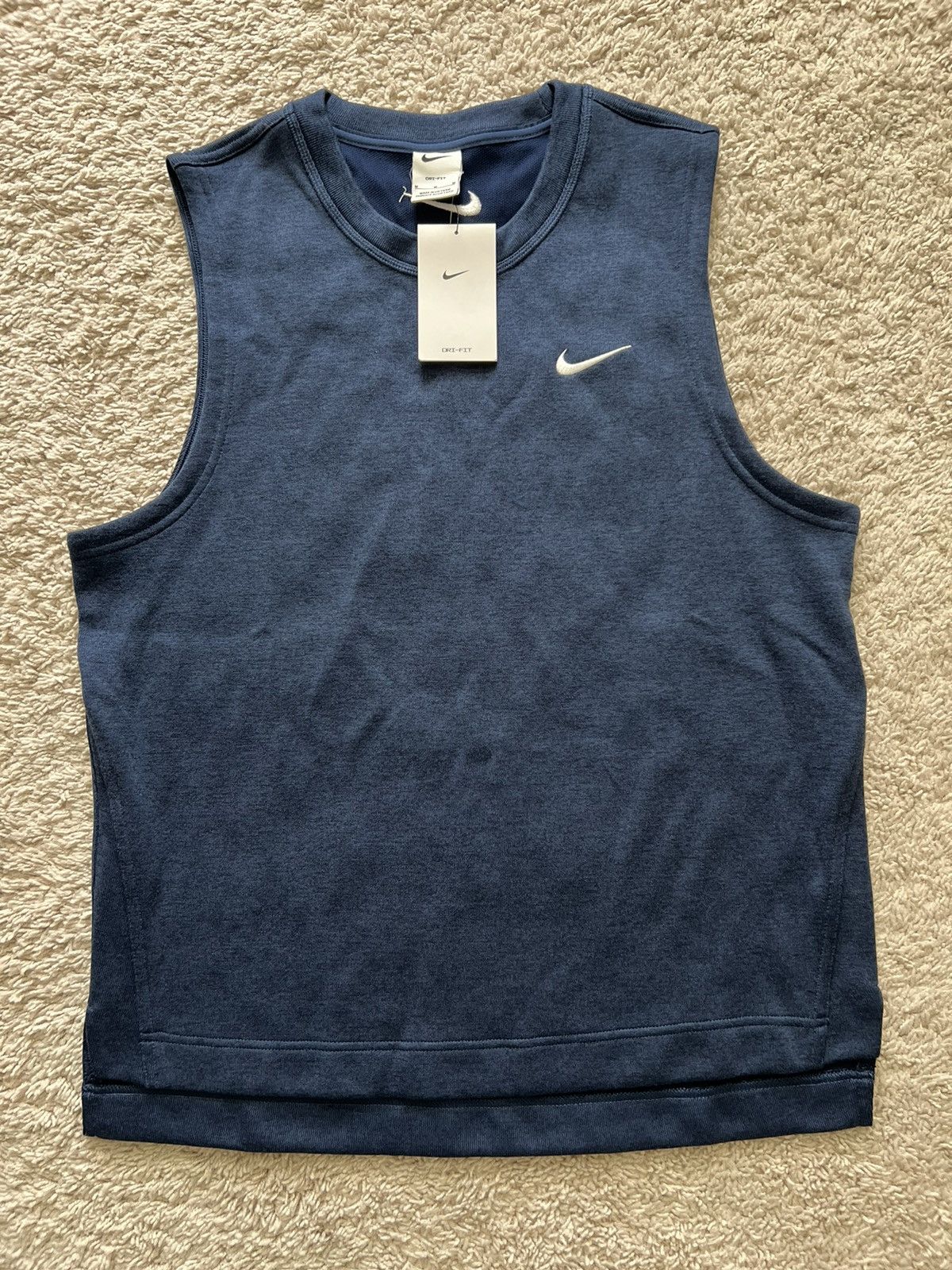 Nike Nike Dri-Fit Tour Golf Vest Sweater Round Neck Navy Size US L / EU 52-54 / 3 - 7 Thumbnail