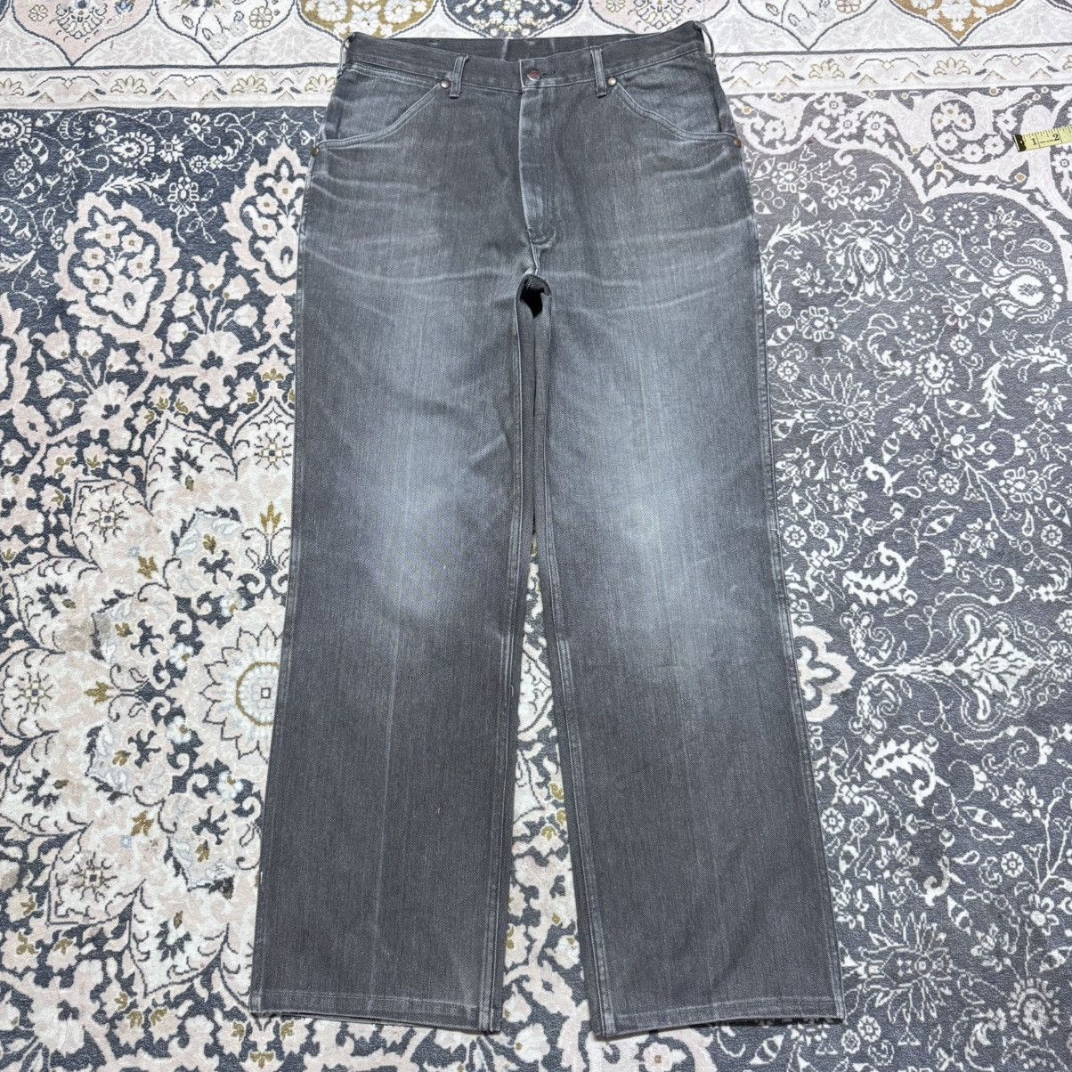 Needles Needles Faded Black Denim Loose Jeans Size US 31 - 17 Thumbnail