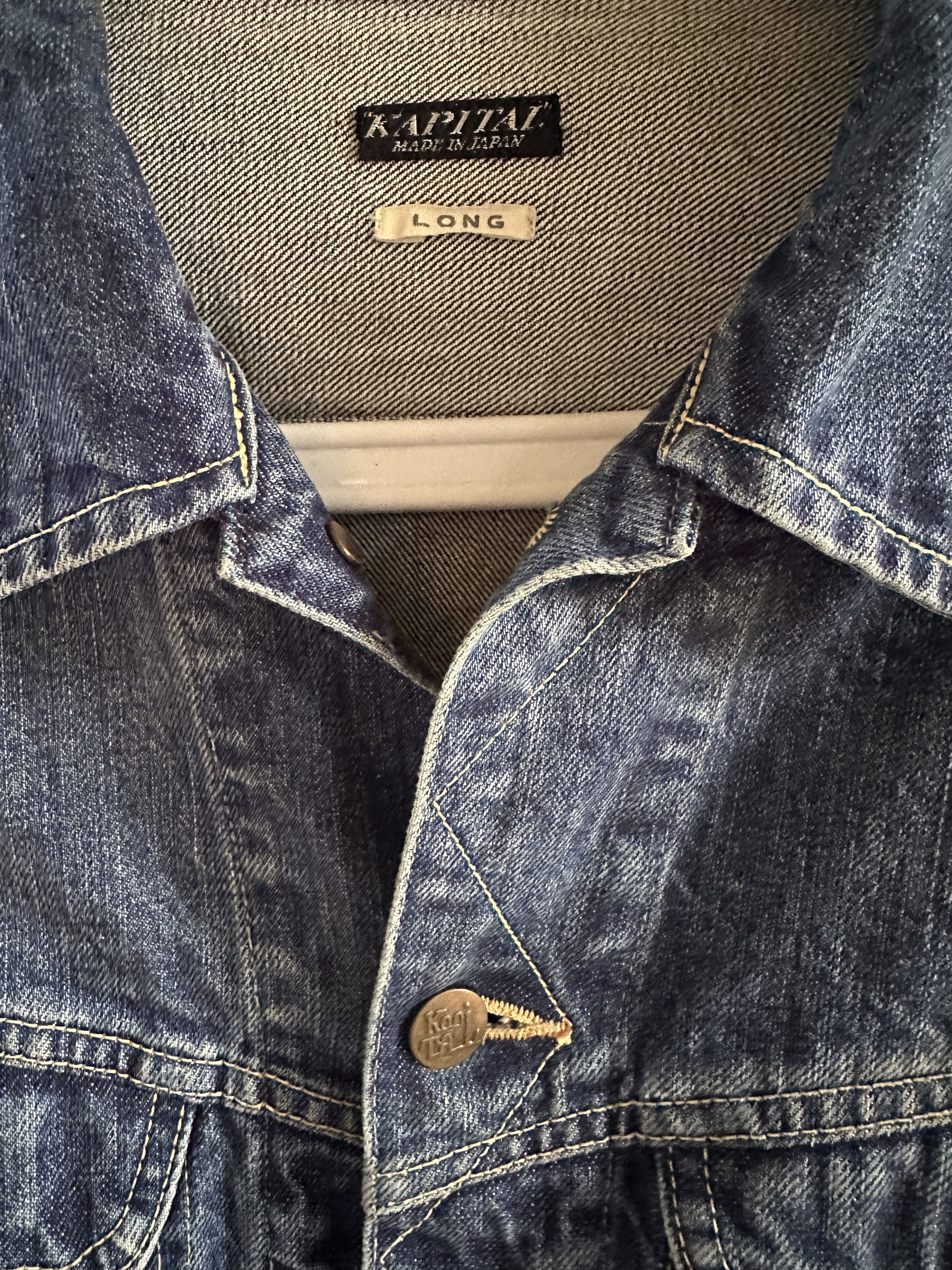 Kapital Kapital Smiley Denim Jacket Size US M / EU 48-50 / 2 - 5 Thumbnail