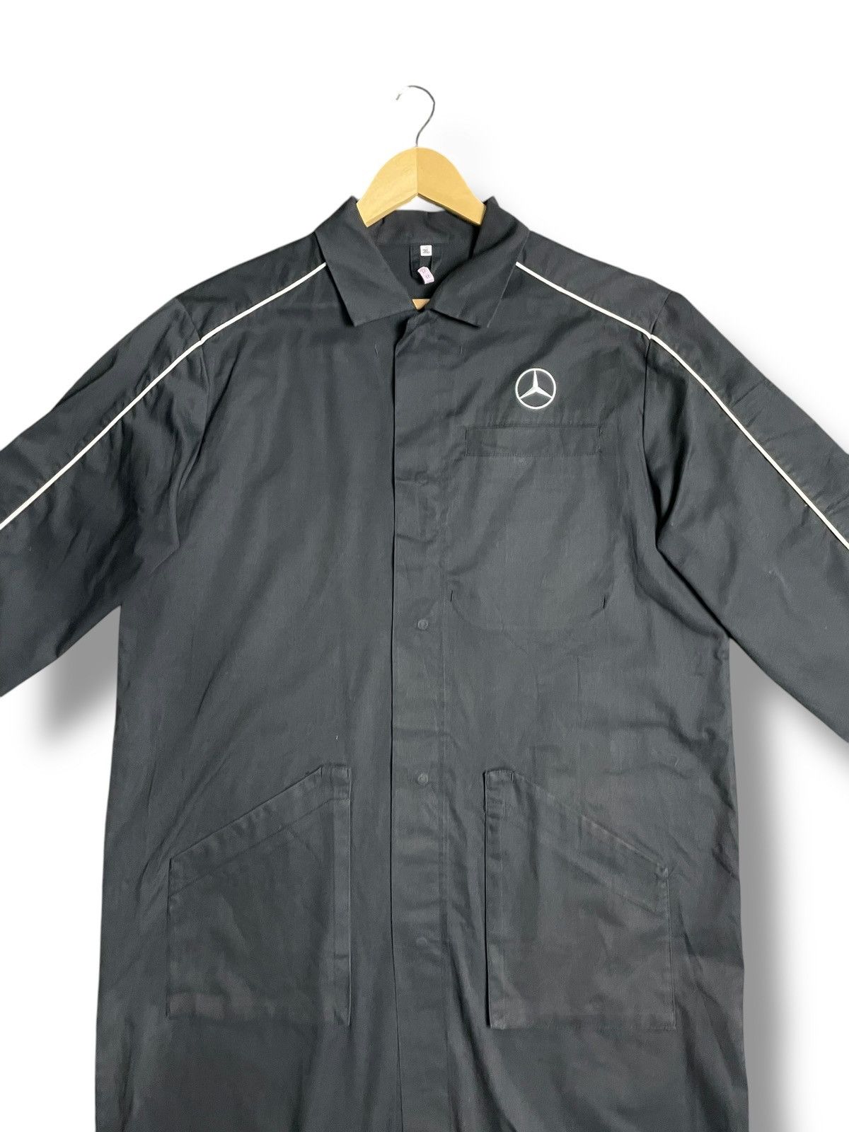 Mercedes-Benz × Vintage Mercedes Benz Long Jacket Black (25) Size US L / EU 52-54 / 3 - 2 Thumbnail