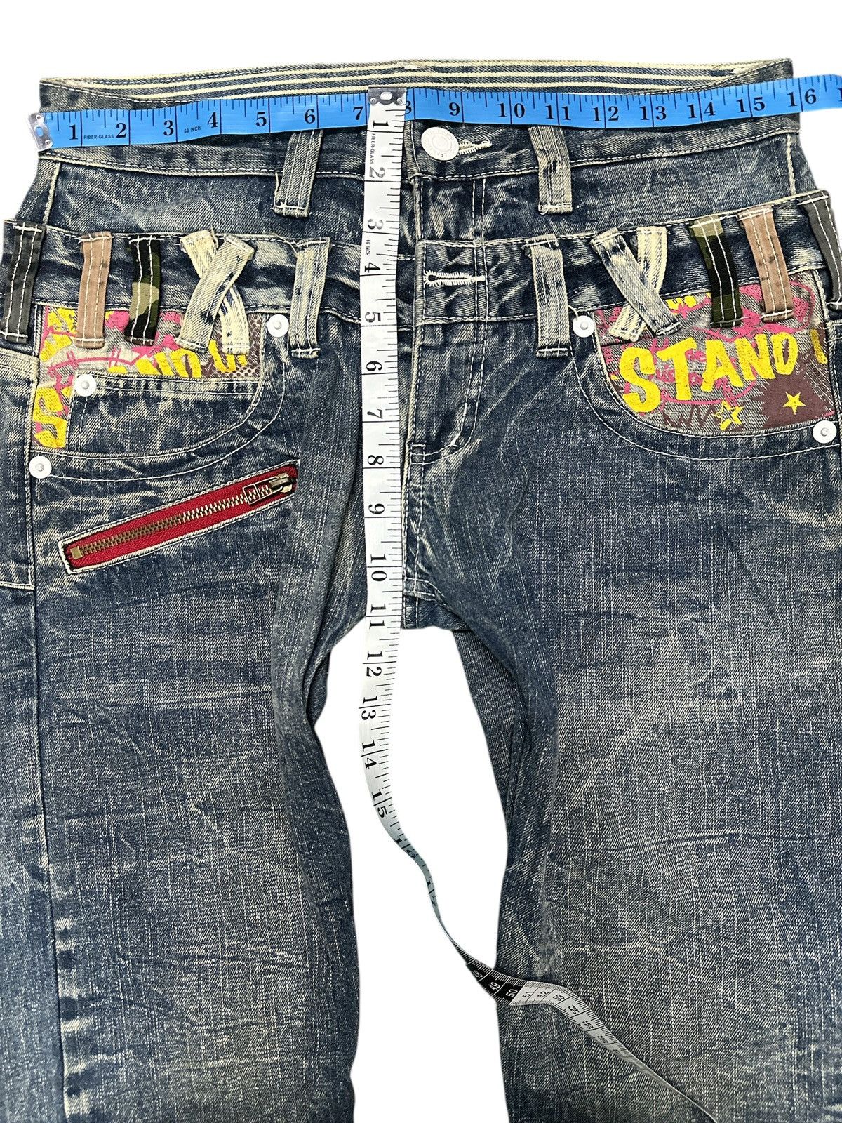 Kapital Double Waist With Branded Double Focus HoneyComb. Size US 32 / EU 48 - 13 Thumbnail