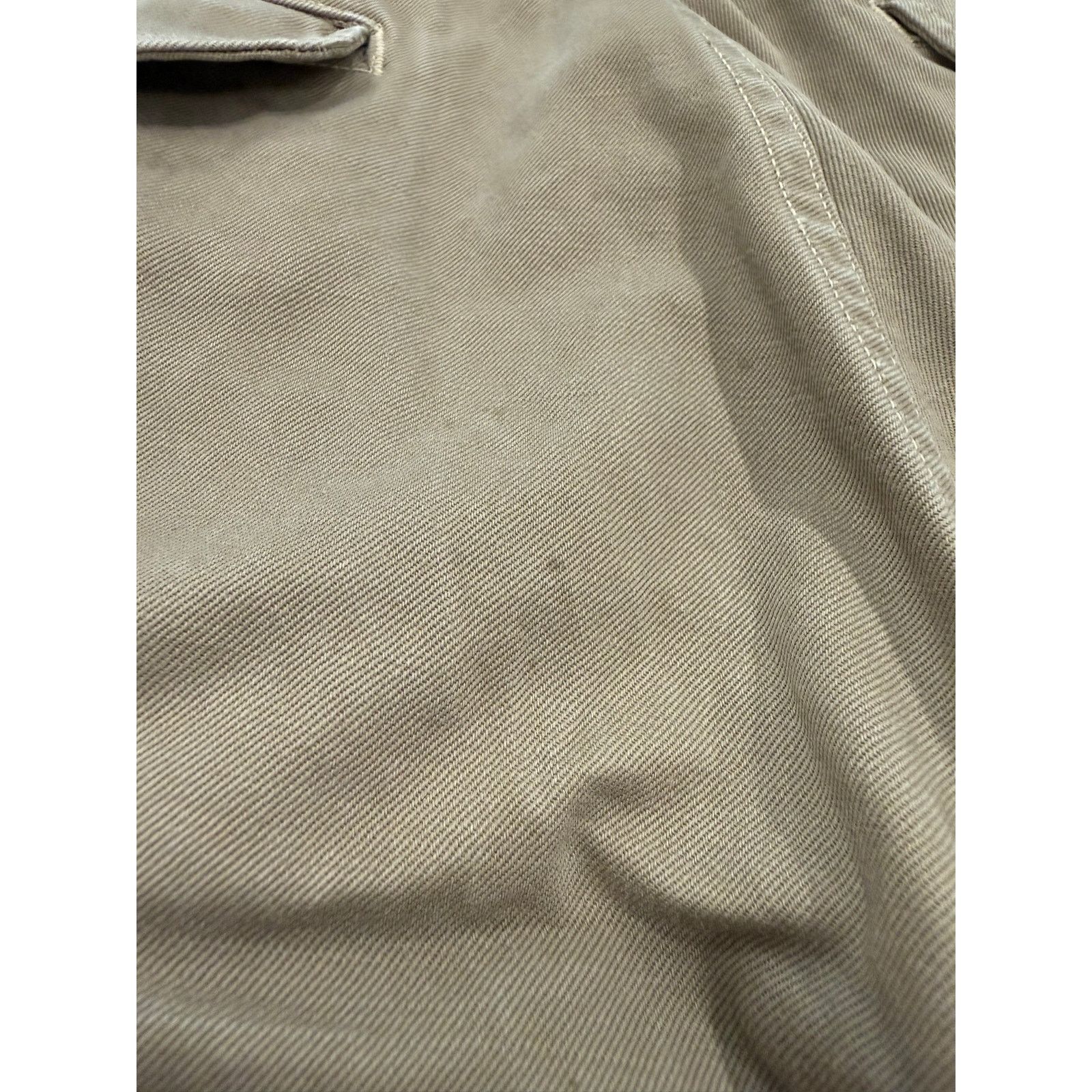 Comoli COMOLI Belted Chino Pants Size 1 Khaki Cotton Twill Size US 31 - 8 Thumbnail