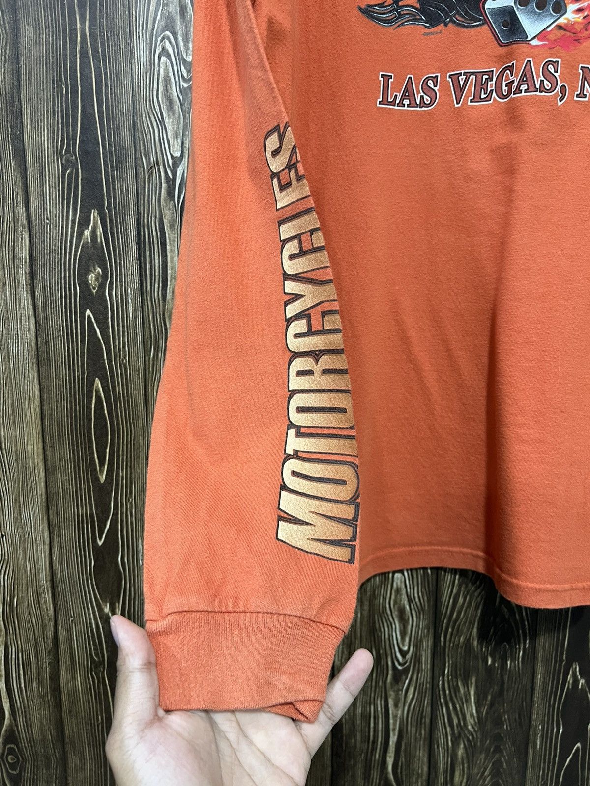 Harley Davidson Vintage Harley Davidson Dice Flame ‘Las Vegas’ Tshirt Size US L / EU 52-54 / 3 - 5 Thumbnail
