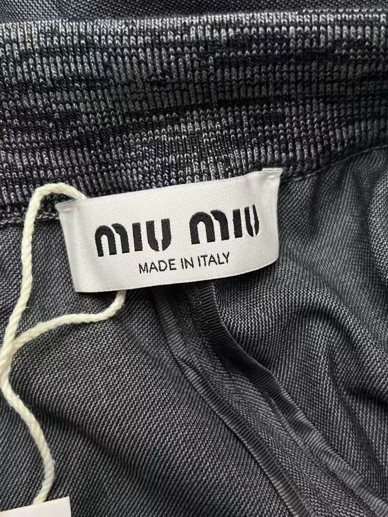 Miu Miu MIU MIU Gray Wool Pants 40 Unused Size 27" / US 4 / IT 40 - 3 Thumbnail