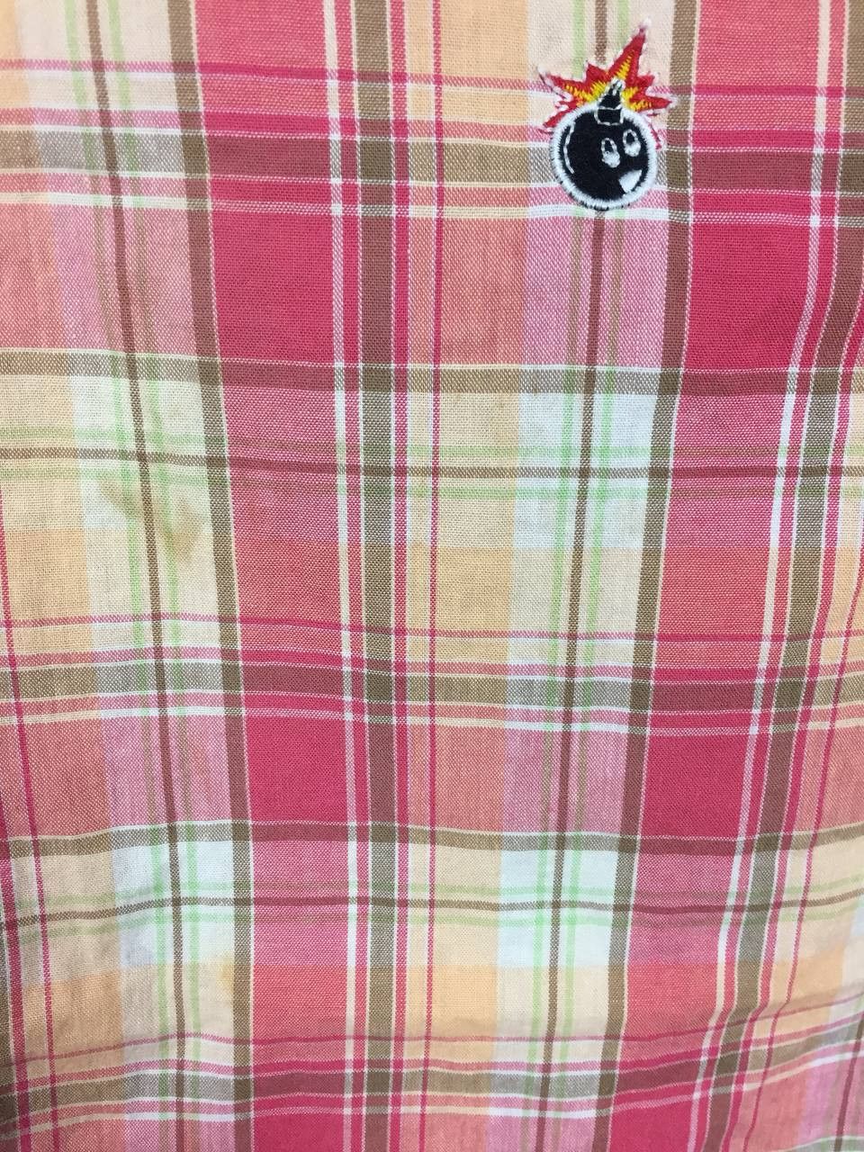 The Hundreds The Hundreds Public Label Adam Bomb Logo Plaid Shirt Size L Size US L / EU 52-54 / 3 - 5 Thumbnail