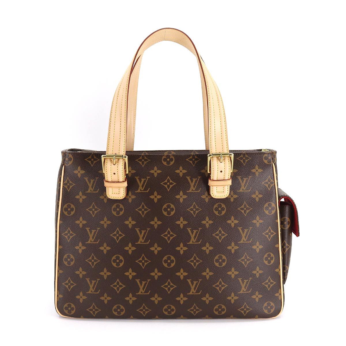 Authentic Louis Vuitton Multiple Cite M51162 Monogram Canvas Shoulder  Handbag LV