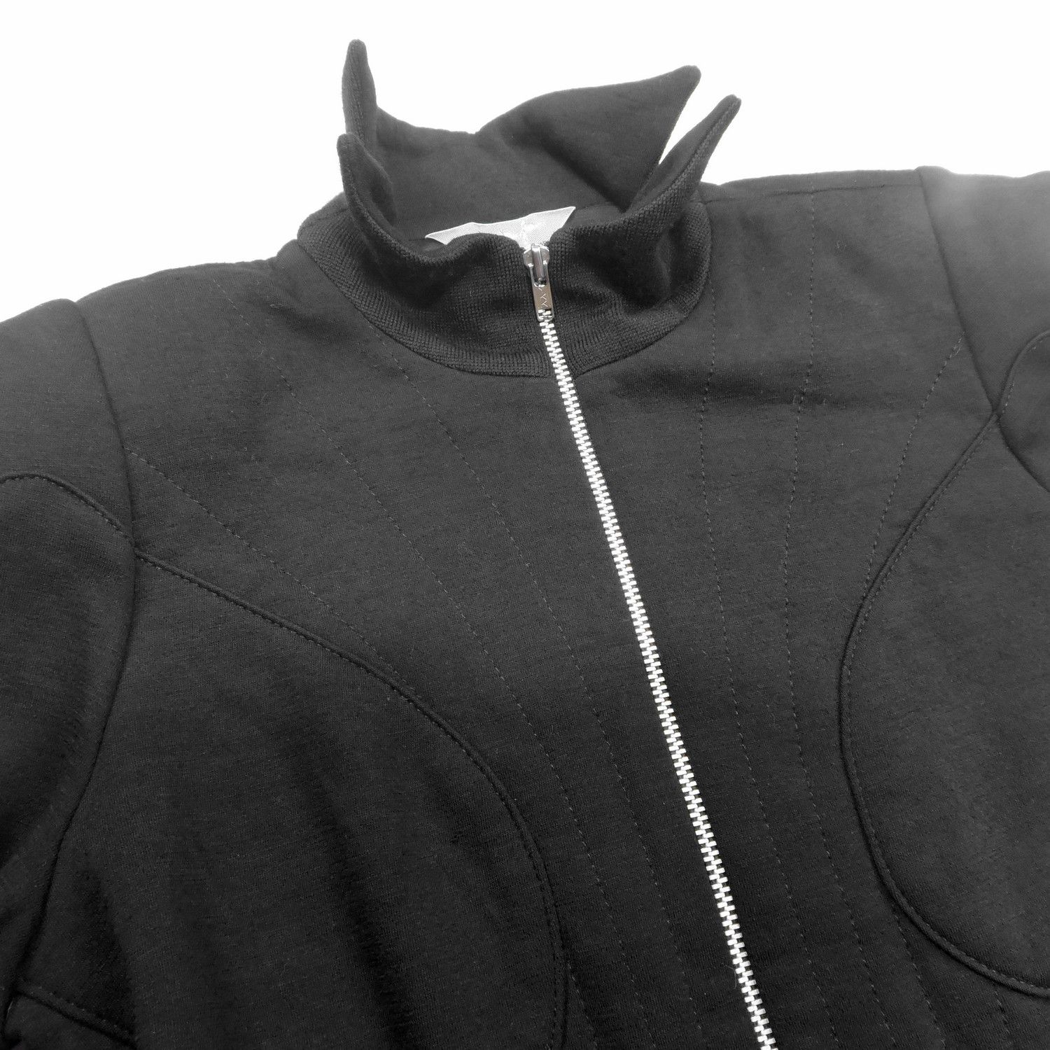 Thierry Mugler THIERRY MUGLER SCULPTED CORSETED SCUBA WOOL JACKET Size M / US 6-8 / IT 42-44 - 8 Thumbnail