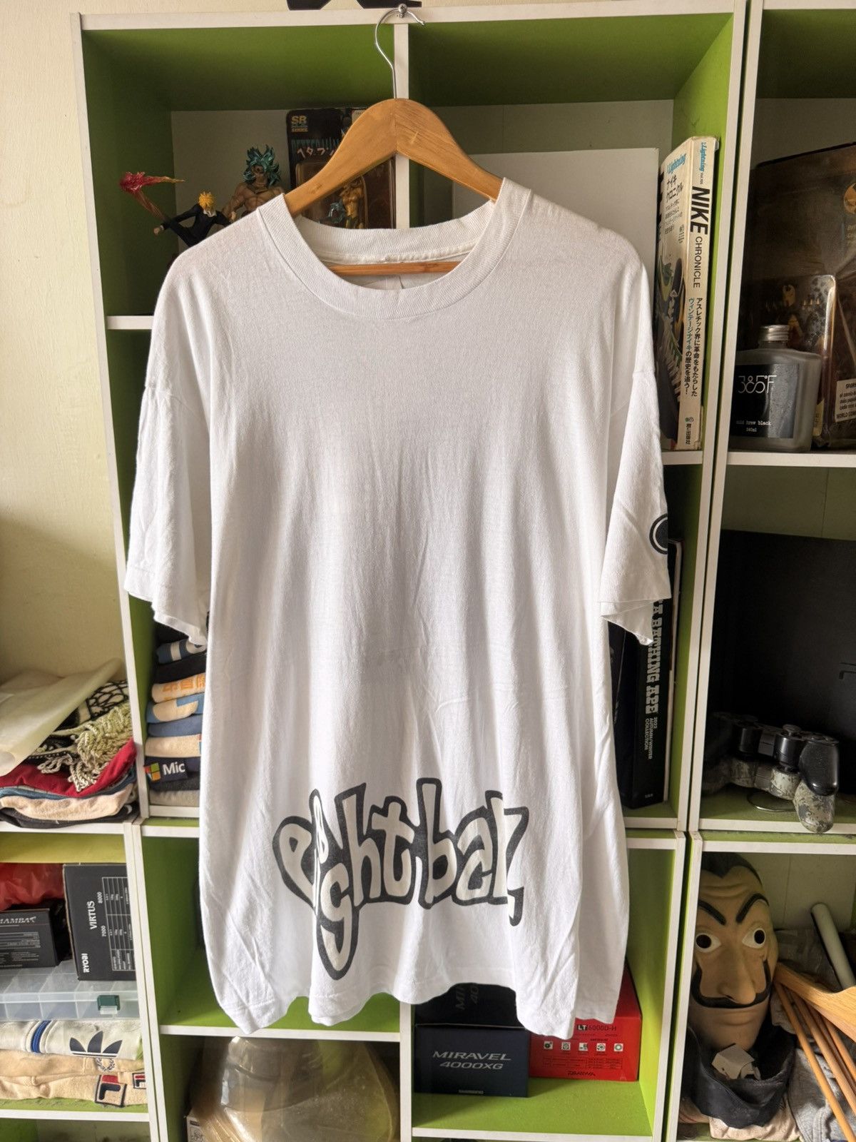 Fruit Of The Loom × Vintage VINTAGE early 90s EIGHT BALL BACKHIT🔥 Size US XL / EU 56 / 4 - 2 Thumbnail