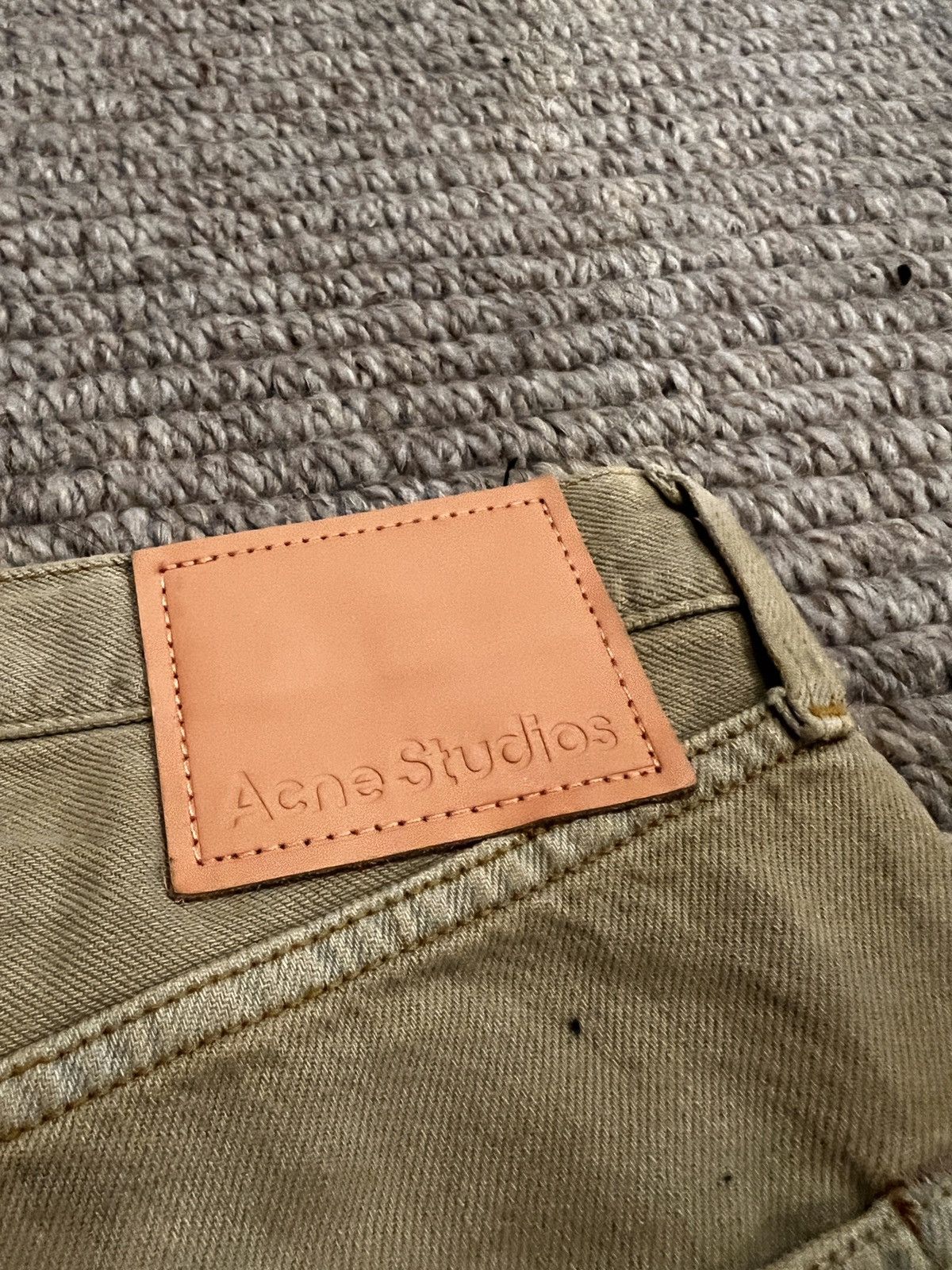 Acne Studios Acne studios cream yellow wash denim Size US 32 / EU 48 - 3 Thumbnail
