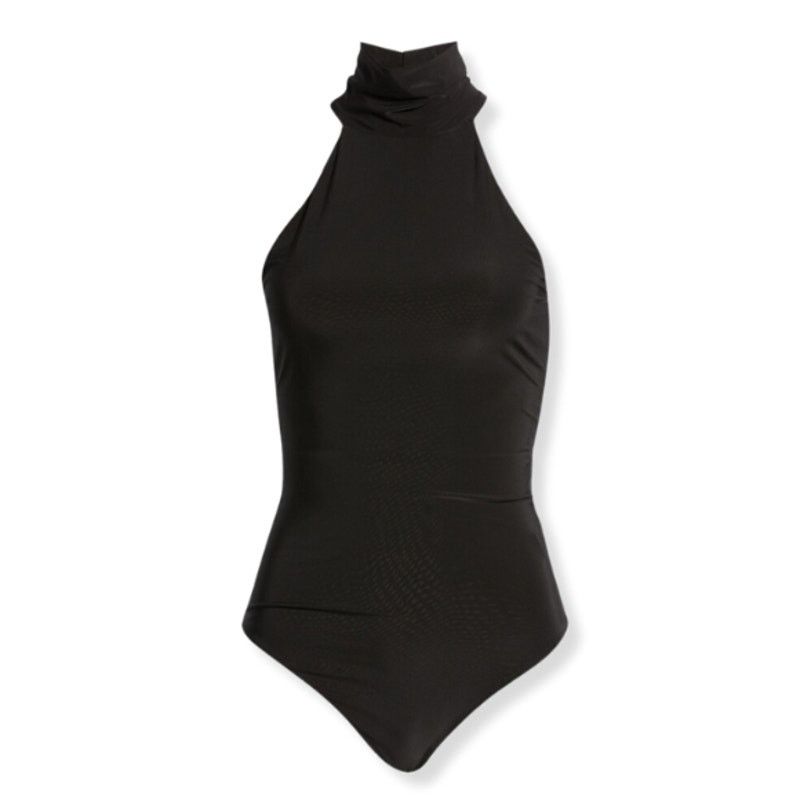 Other Wayf One Piece Bodysuit Cutaway Shoulder Sleeveless Black XS Size XS / US 0-2 / IT 36-38 - 2 Thumbnail