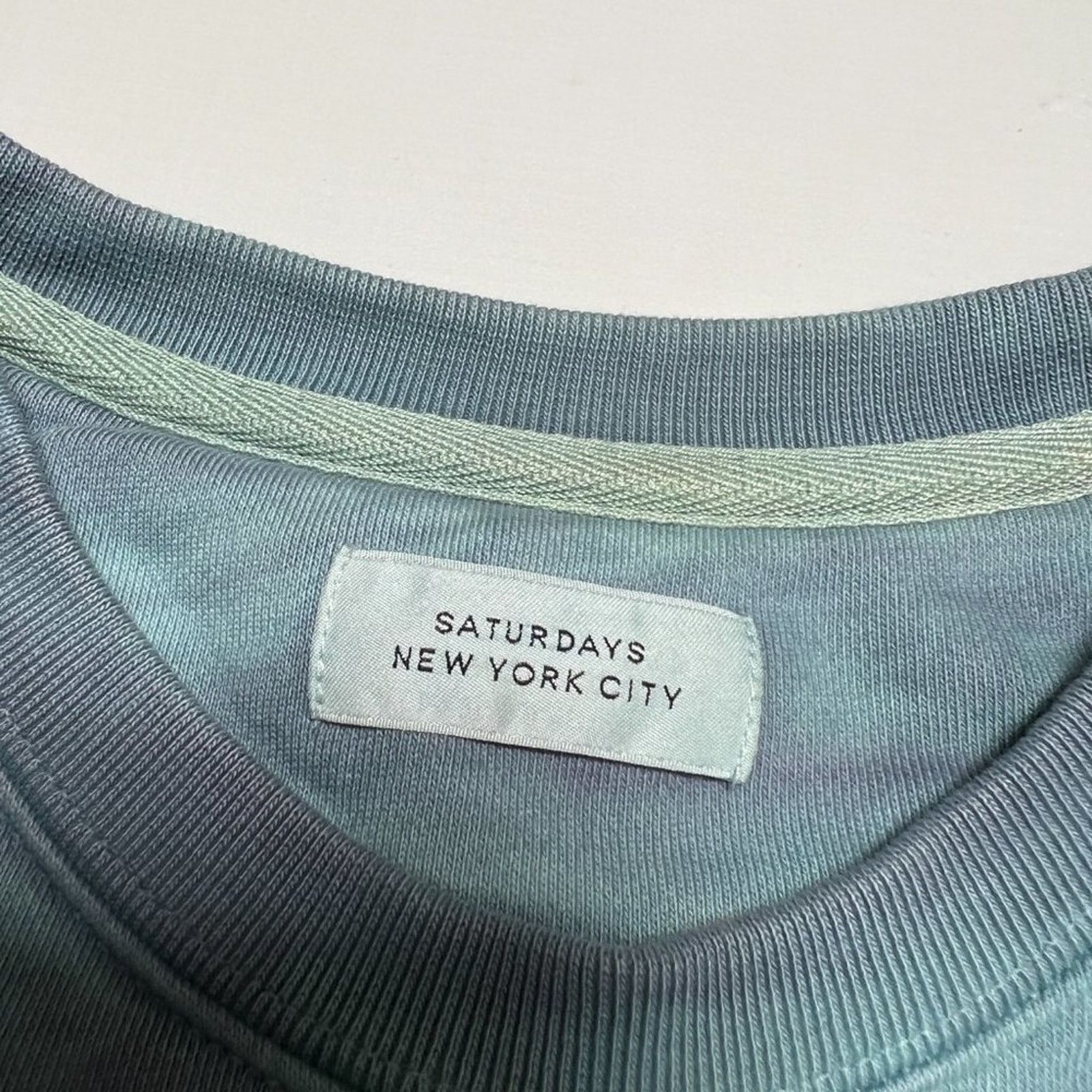 Saturdays NYC Saturdays NYC Tie Dye Sweatshirt Blue Green Size S Size US S / EU 44-46 / 1 - 3 Thumbnail