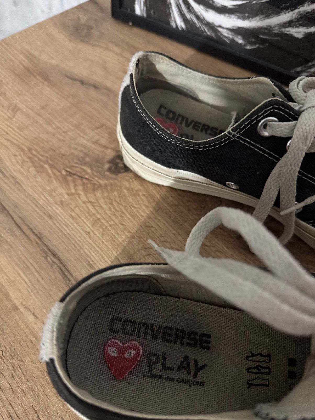 Comme des Garcons × Converse Converse PLAY Comme Des Garconc Canvas Chuck 70s Size US 7 / EU 40 - 8 Thumbnail