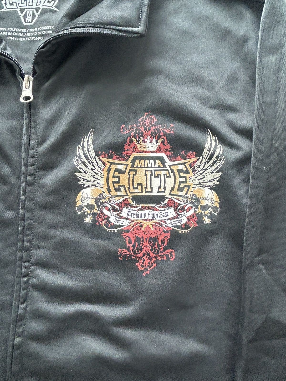 Other Vintage Y2K MMA Elite Track Jacket Size US L / EU 52-54 / 3 - 4 Thumbnail