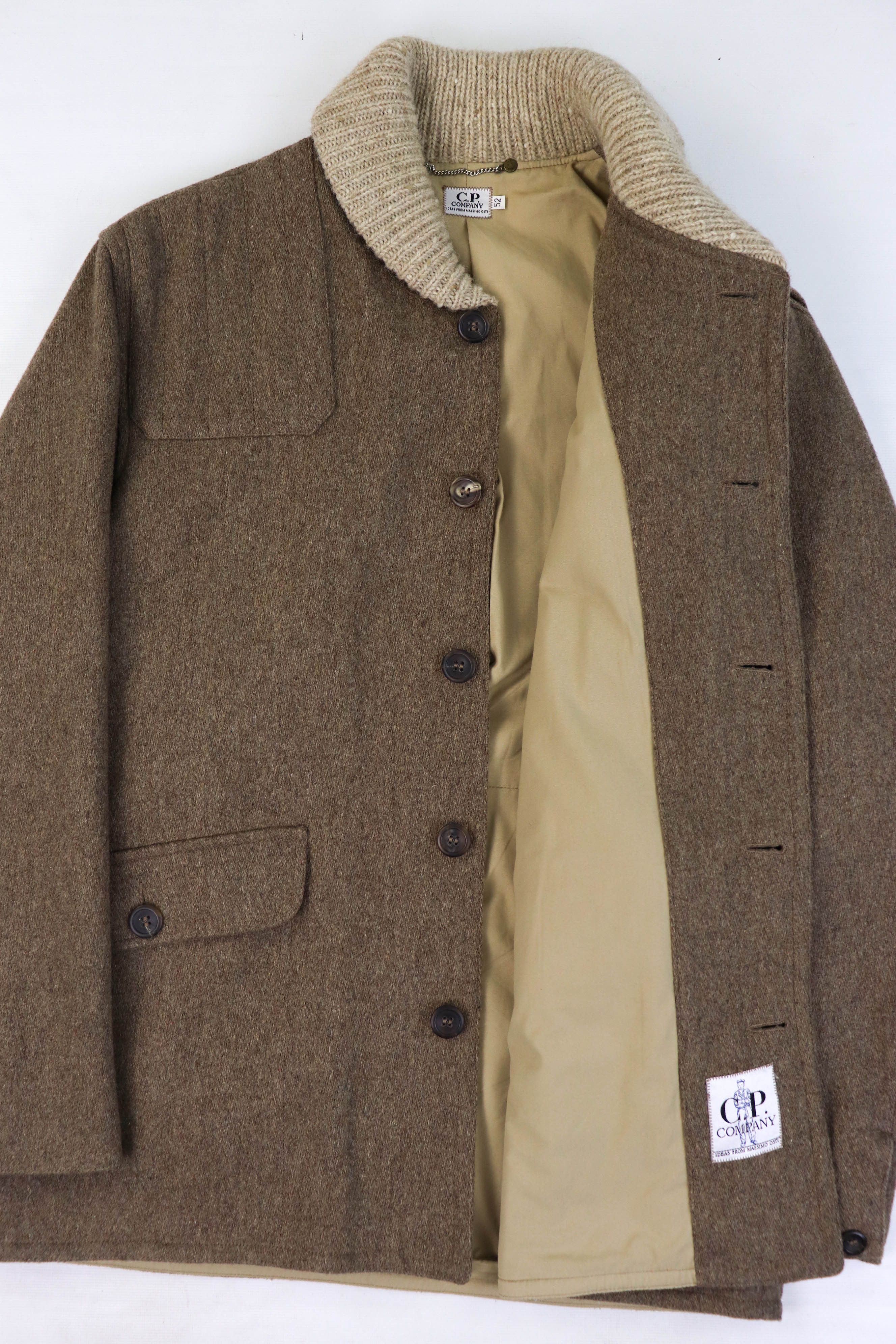 C.P. Company C.P. Company Massimo Osti 90s Vintage 1993 Wool Hunting Coat Size US L / EU 52-54 / 3 - 12 Thumbnail