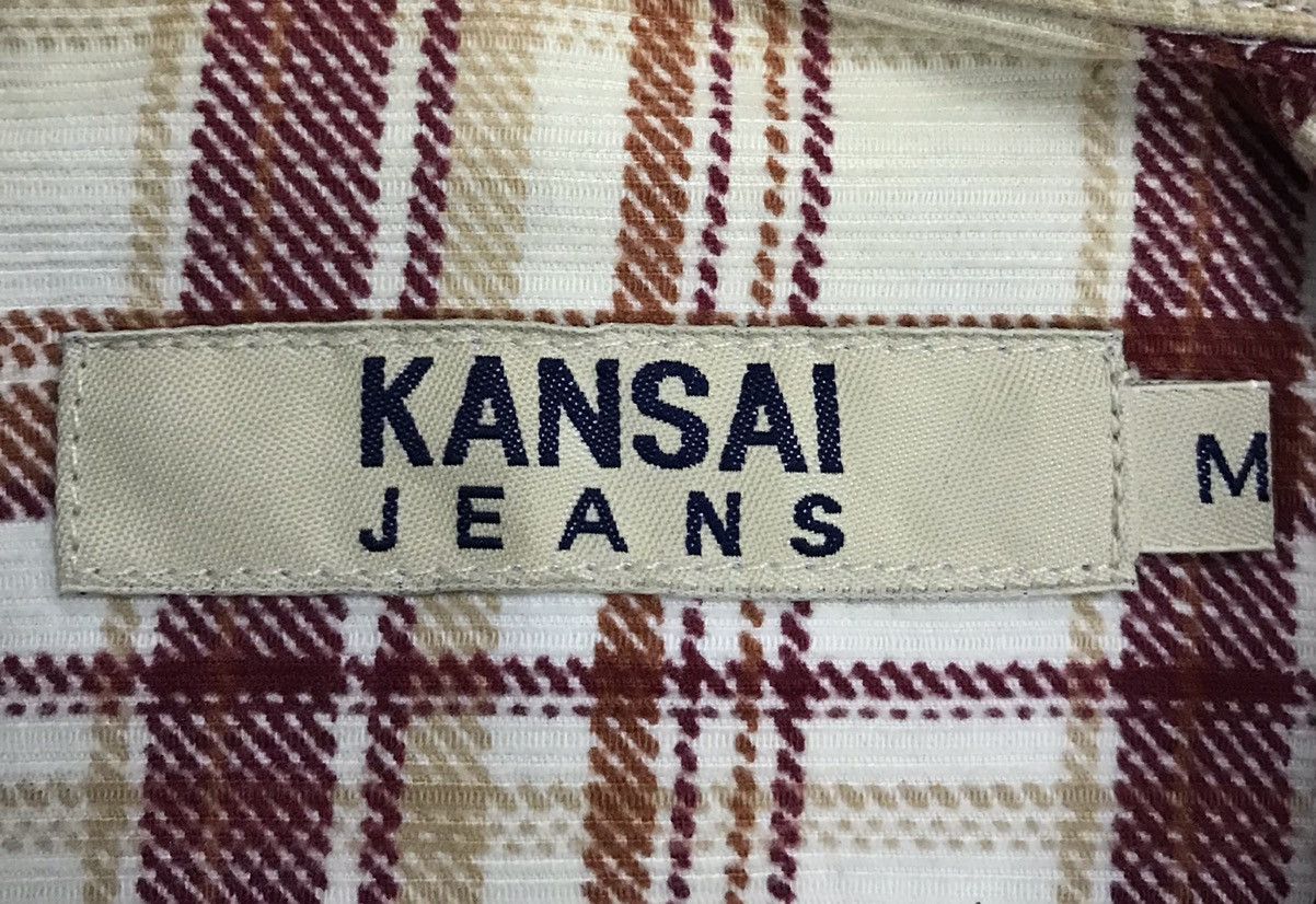 Kansai Yamamoto × Vintage Vintage Kansai Jeans Long Sleeve Shirt Button Up Size US M / EU 48-50 / 2 - 10 Thumbnail
