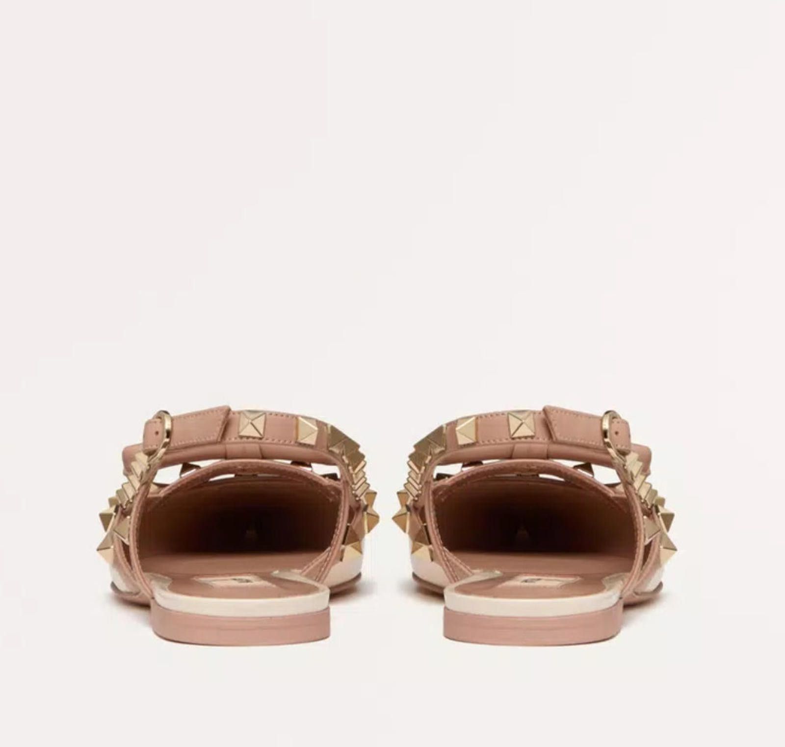 Other Valentino Rockstud Bow Ballerina Slingback Size US 7.5 / IT 37.5 - 3 Thumbnail