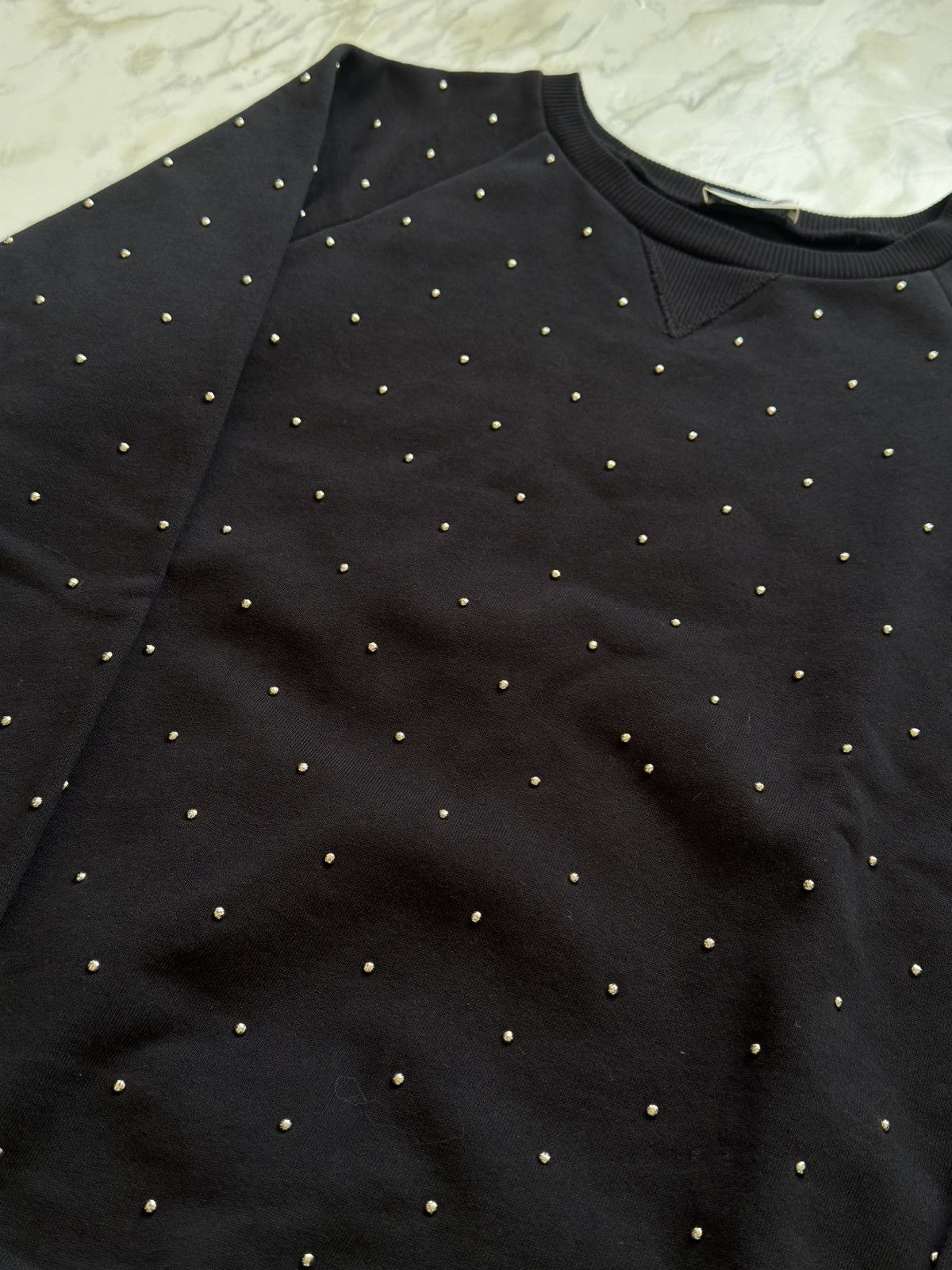 Saint Laurent Paris Saint Laurent Beaded Crewneck Size US M / EU 48-50 / 2 - 3 Thumbnail