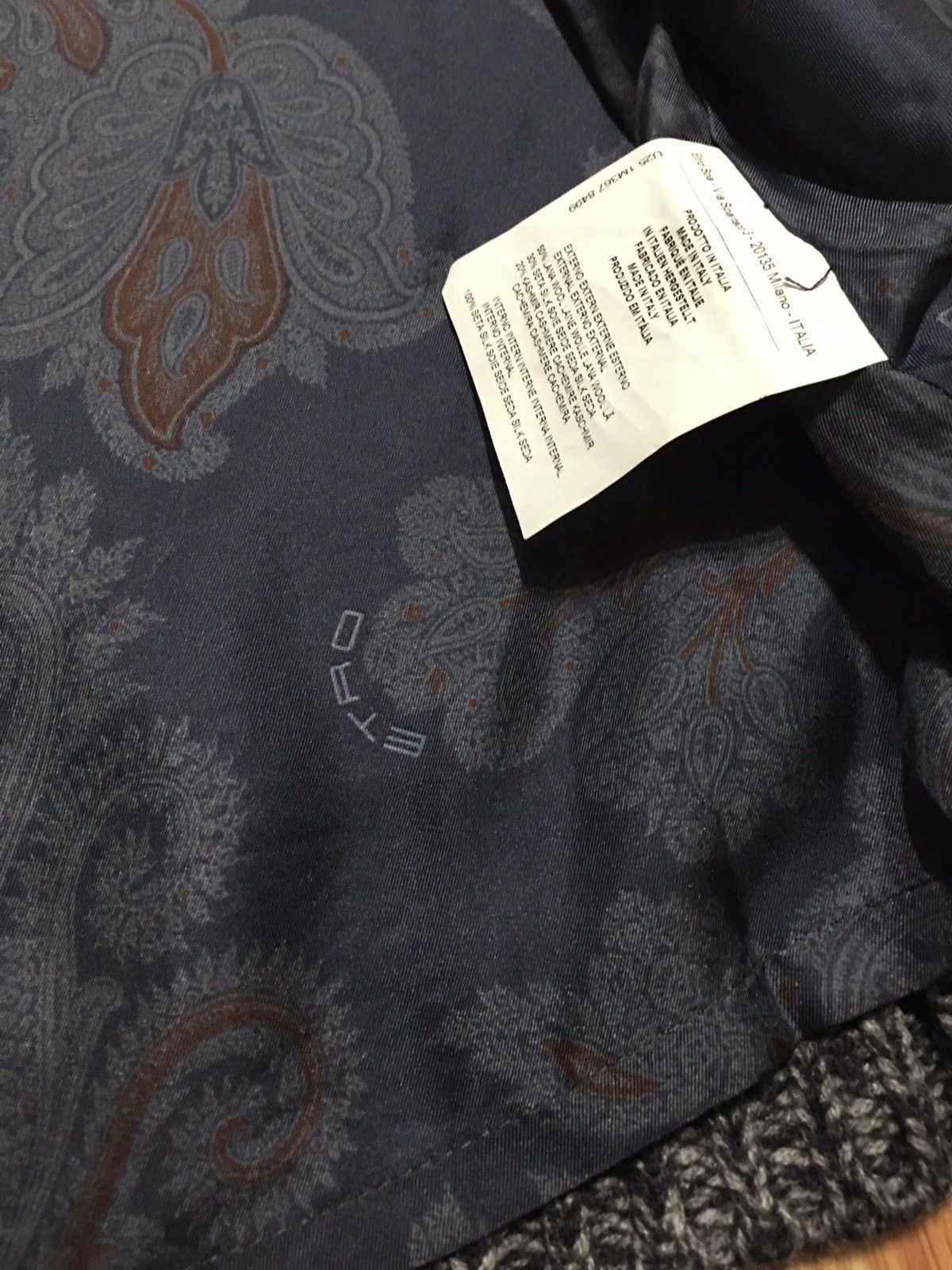 Etro ETRO Milano Cashmere Wool Silk Knit Cardigan Sweater Size S Size US S / EU 44-46 / 1 - 8 Thumbnail