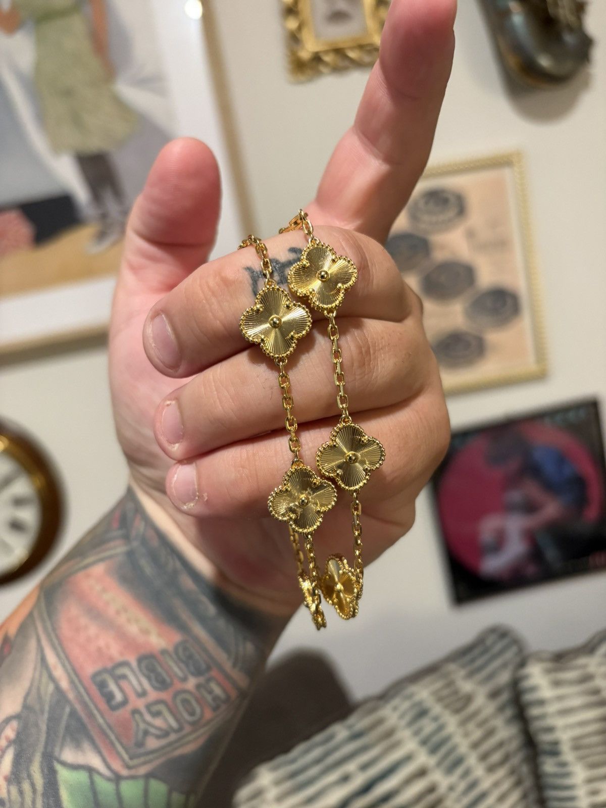Other Bazo 1199 gods lonely kids pink diamond cross bracelet | Grailed