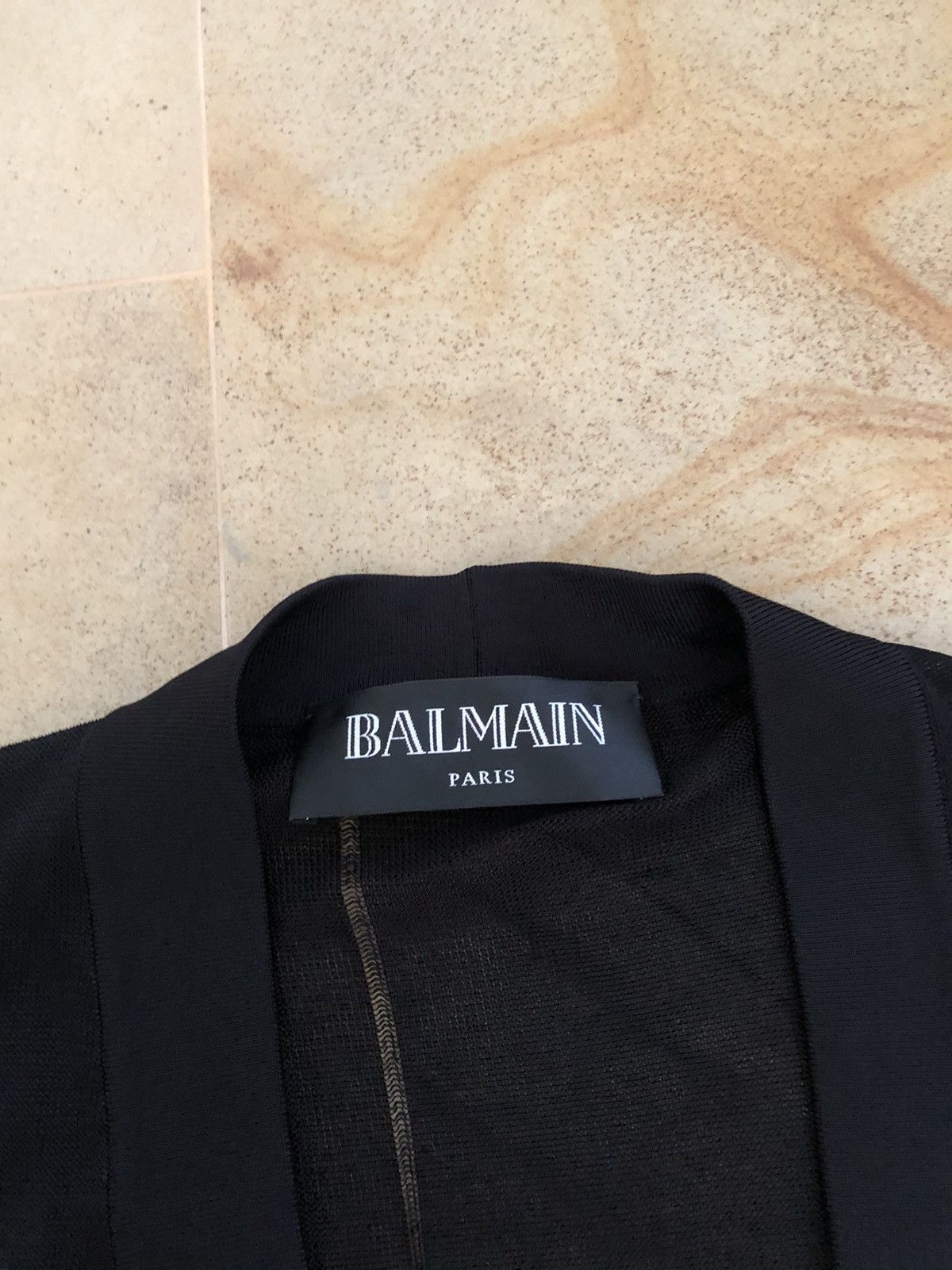 Balmain × Designer BLAMAIN VISCOSE METAL BUTTON CARDIGAN Size XS / US 0-2 / IT 36-38 - 2 Thumbnail