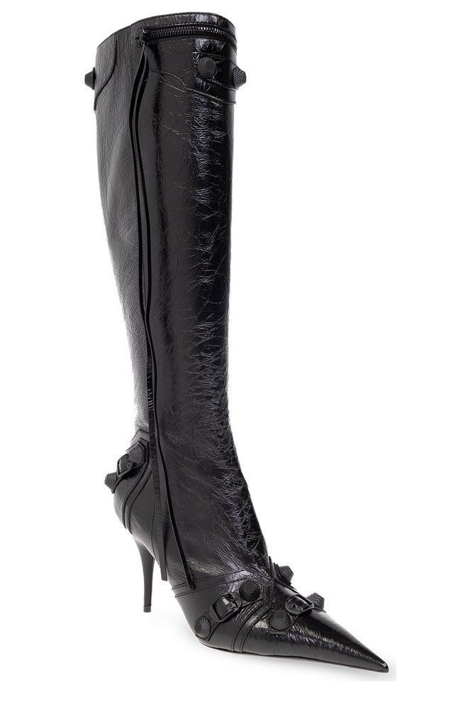 Balenciaga o1w1db10625 Cagole 90mm Boots in Black Size US 6 / IT 36 - 2 Thumbnail