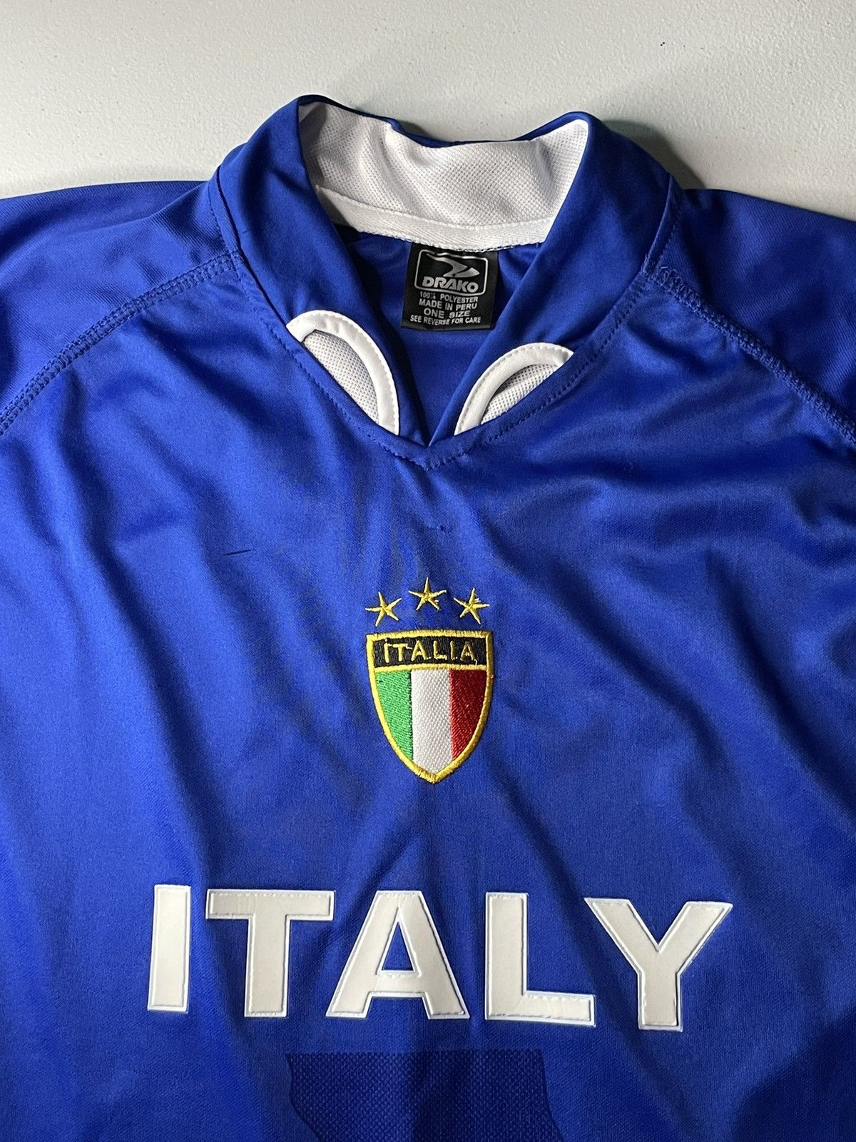 Other Vintage Italy embroidered soccer jersey Size US XL / EU 56 / 4 - 2 Thumbnail
