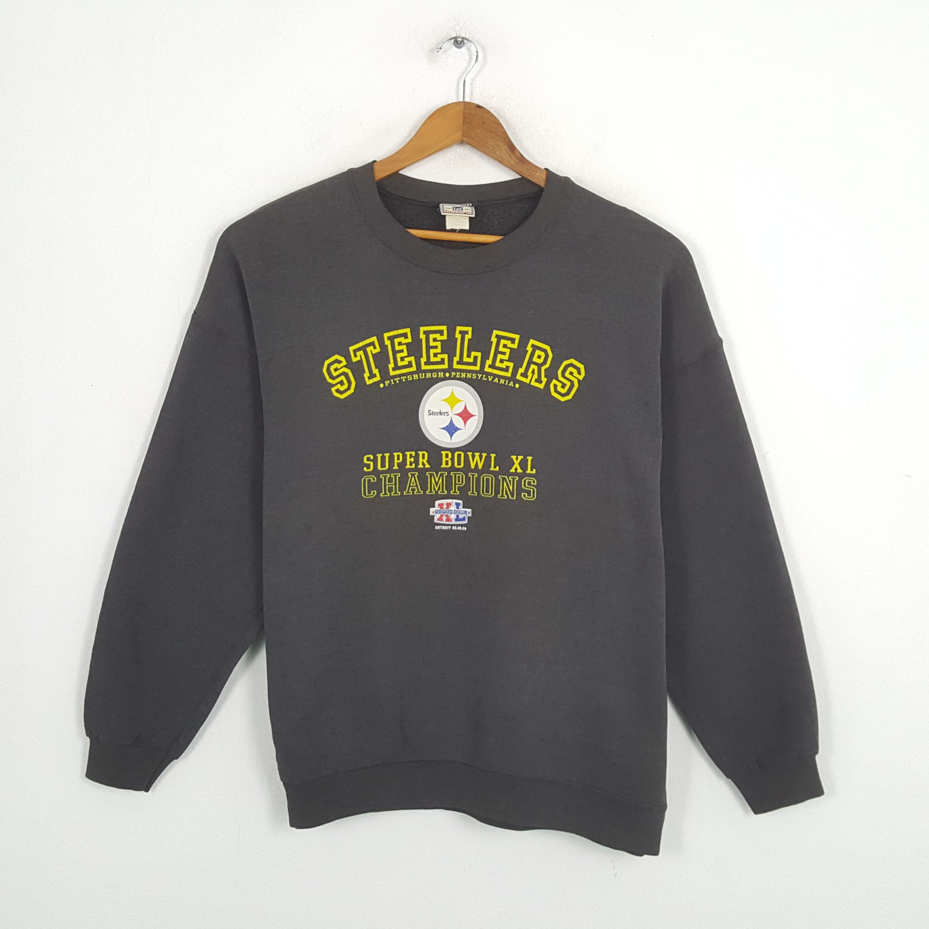 NFL × Vintage Vintage STEELER PITTSHBURGH NFL Team Sweatshirts Size US XXL / EU 58 / 5 - 1 Thumbnail