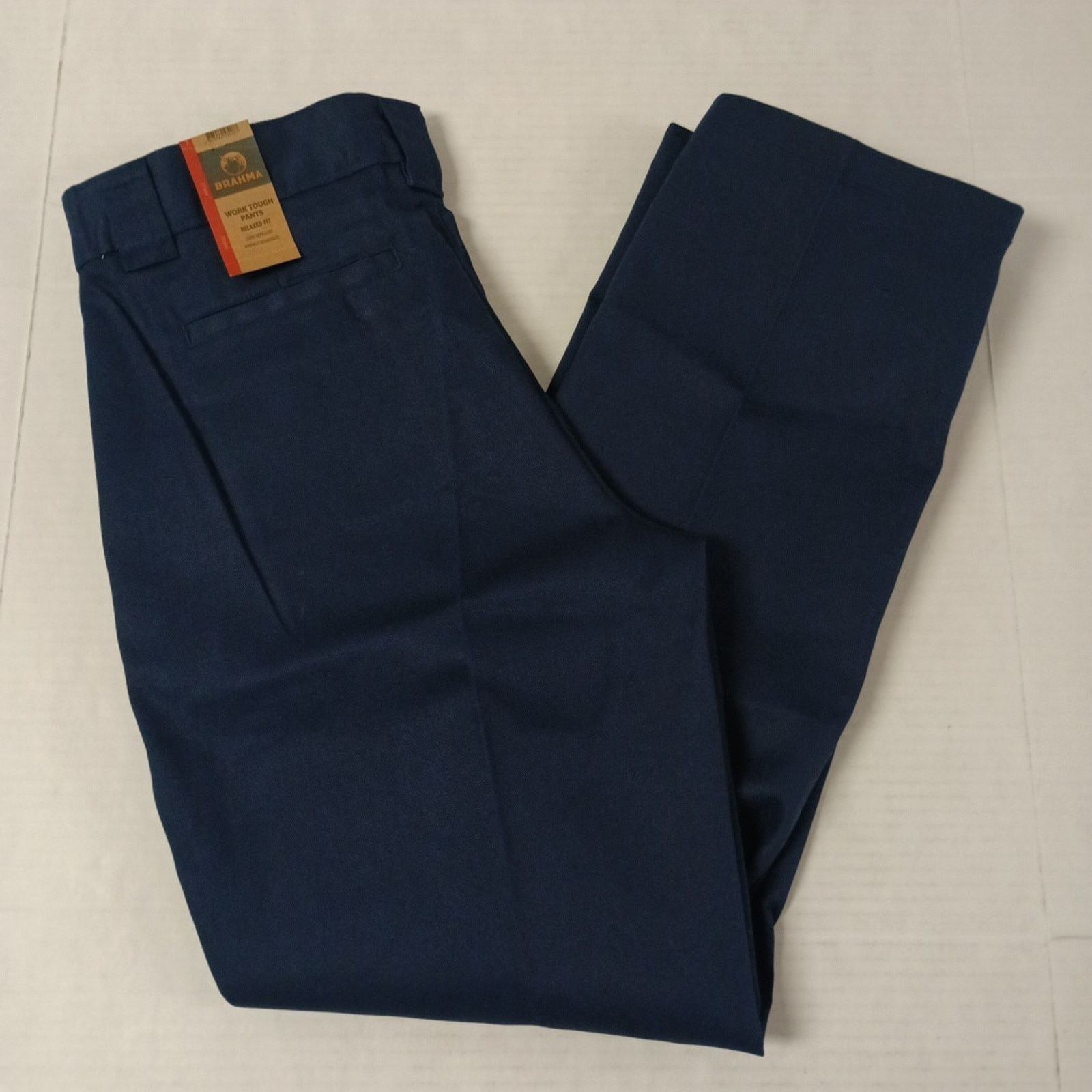 Other Brahma Men's Work Tough Pants Size 34x32 Blue Relaxed Fit Size US 34 / EU 50 - 1 Thumbnail