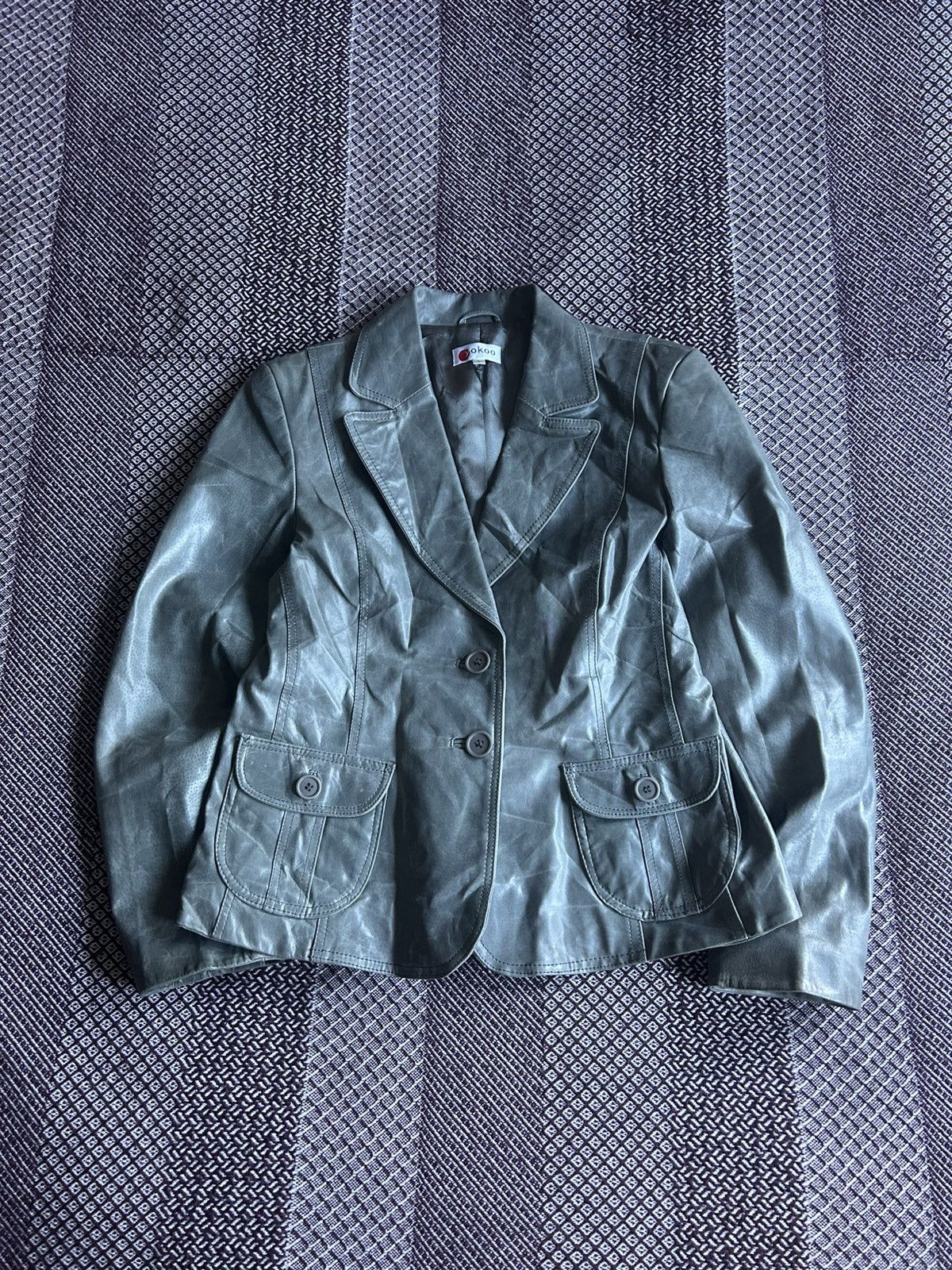 Genuine Leather Vintage Yokoo Real Leather Jacket Japanese Style Size Large Size L / US 10 / IT 46 - 1 Thumbnail