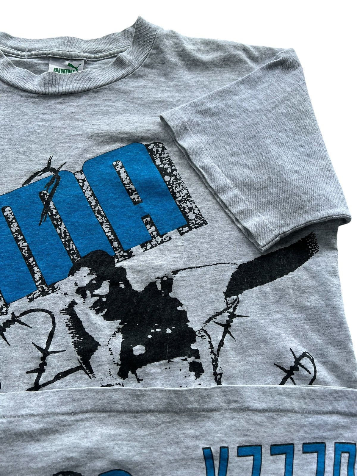 Puma 🔥Vintage 1980’s Puma Turnit On Street Soccer T-Shirt Size US M / EU 48-50 / 2 - 7 Thumbnail