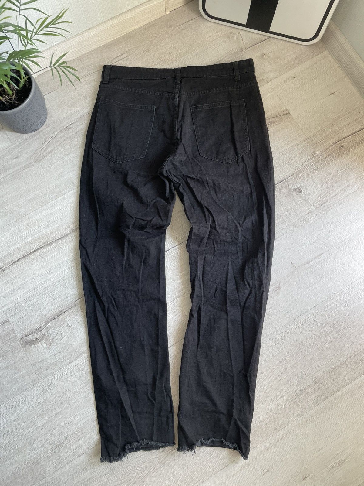 Designer × Vintage Distressed Skinny Jeans With Belief Big Logo Amiri Style Size US 32 / EU 48 - 9 Thumbnail