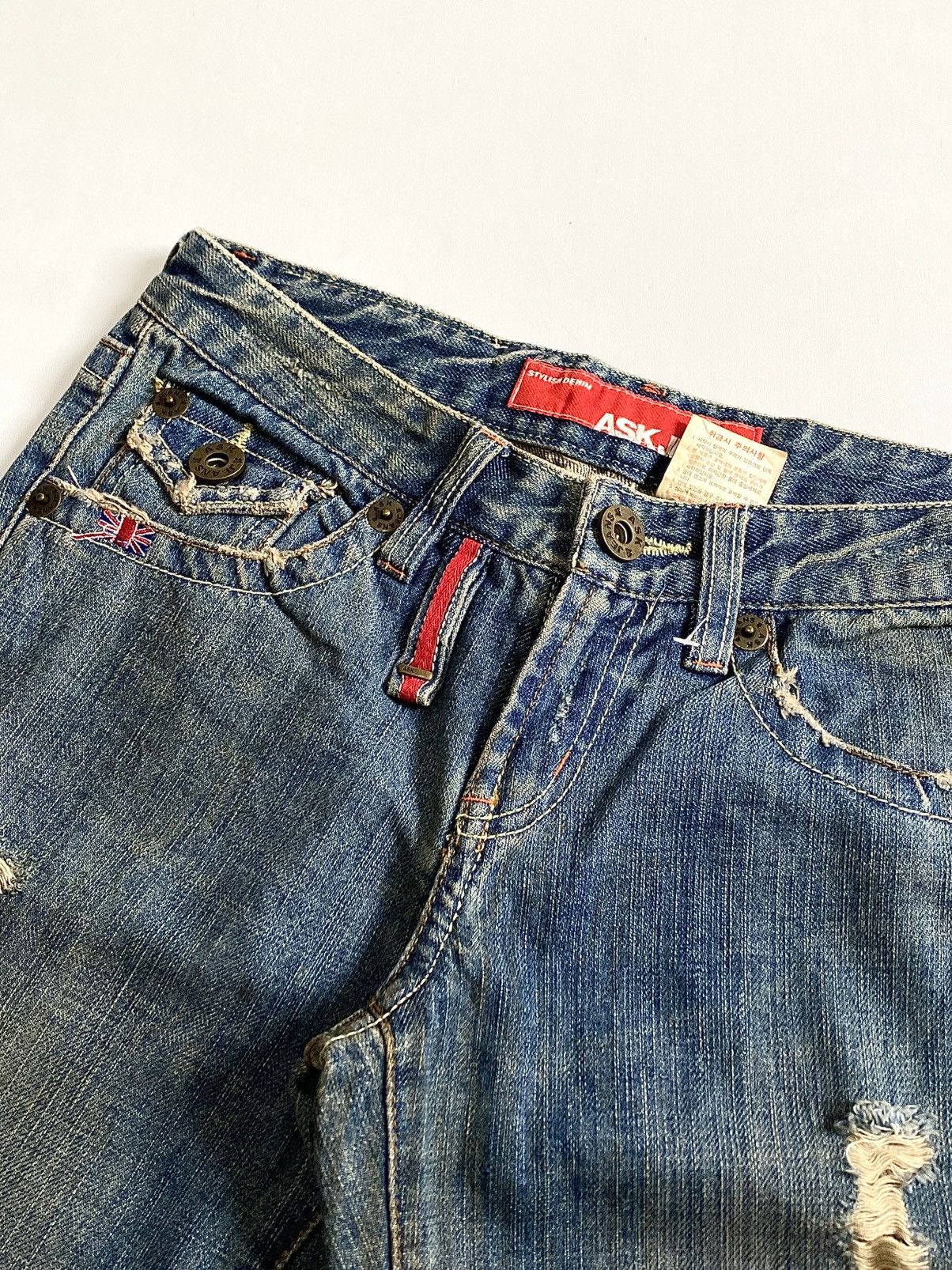 Hysteric Glamour 🔥Crazy Flare🔥 Distressed Jeans by Ask London LGB Style 🇬🇧 Size US 29 - 7 Thumbnail