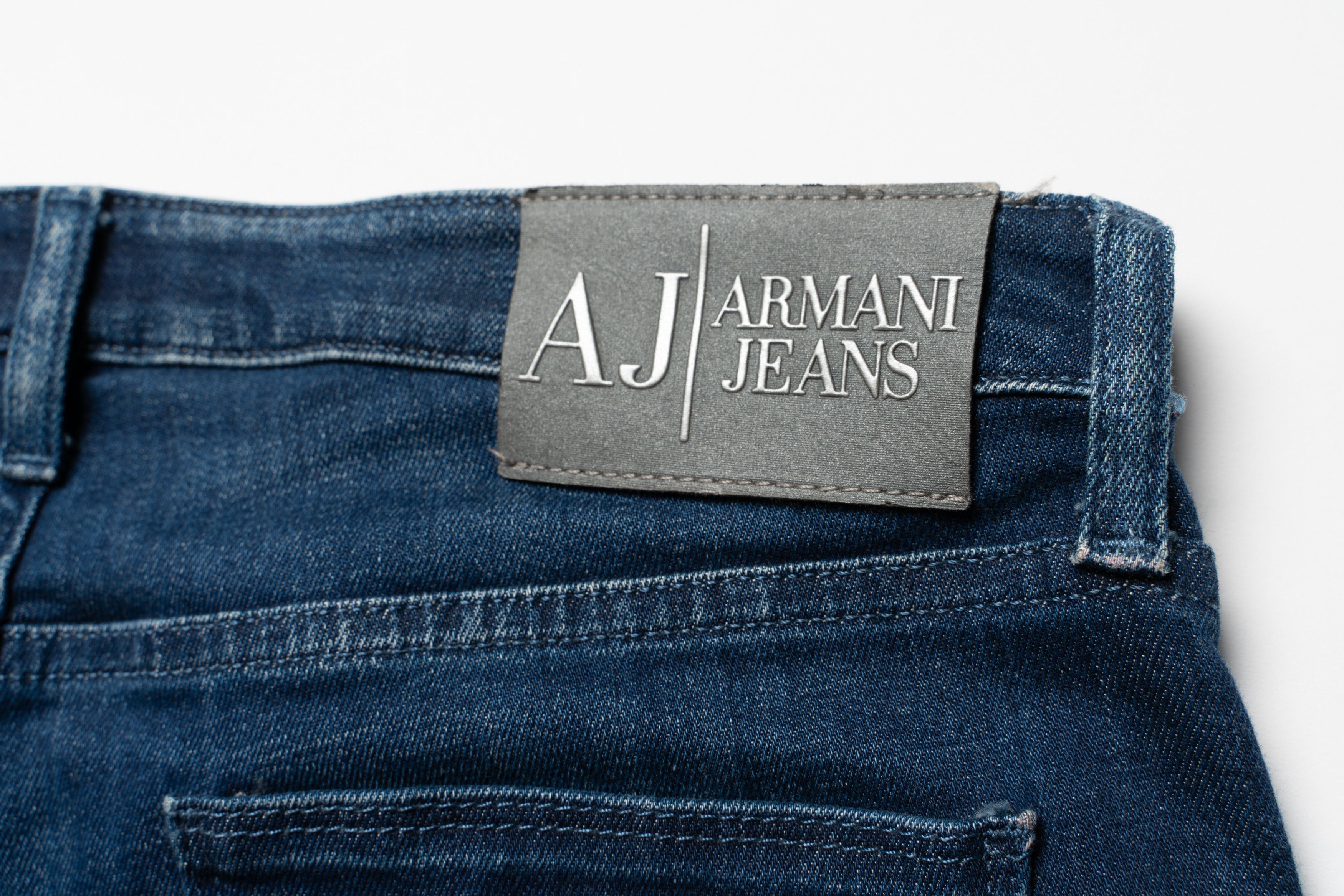 Armani 🔴 ARMANI JEANS Blue Denim Jeans Size 28" / US 6 / IT 42 - 13 Thumbnail