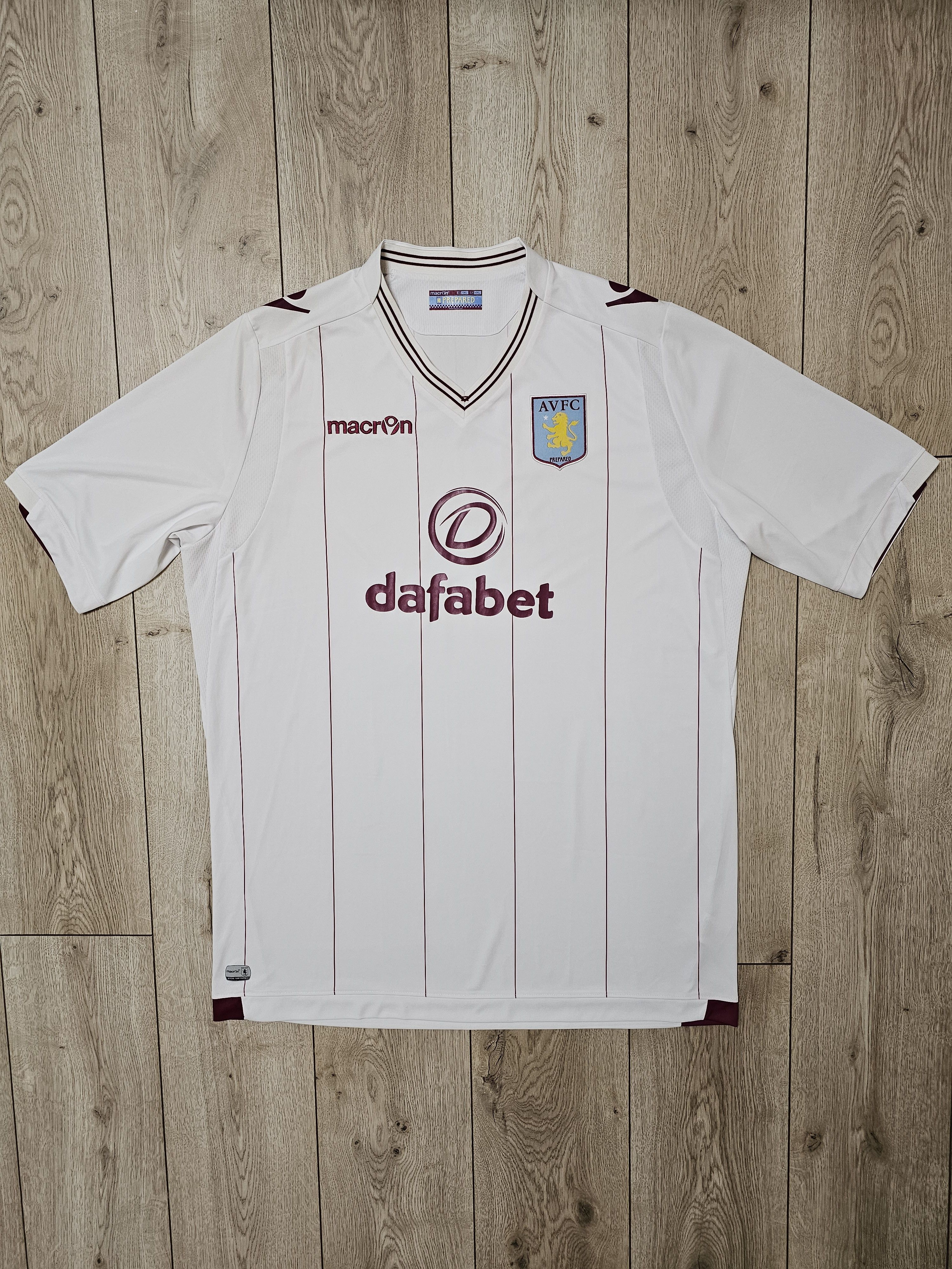 Macron ASTON VILLA 2014 2015 AWAY FOOTBALL SHIRT SOCCER JERSEY 4XL Size US XXL / EU 58 / 5 - 1 Thumbnail