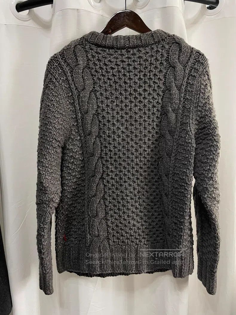 Wtaps Wtaps Gray wool knit sweater Size US L / EU 52-54 / 3 - 2 Thumbnail