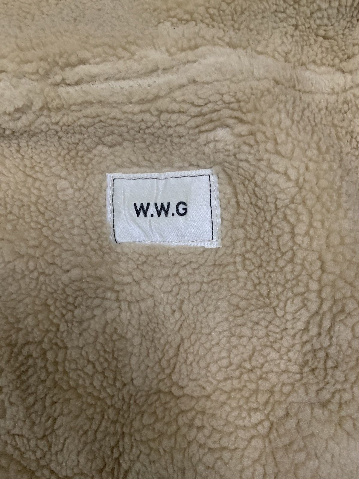 Japanese Brand Japanese WWG Faux Suede Sherpa Lined Oversized B3 Jacket Size US XXL / EU 58 / 5 - 16 Thumbnail