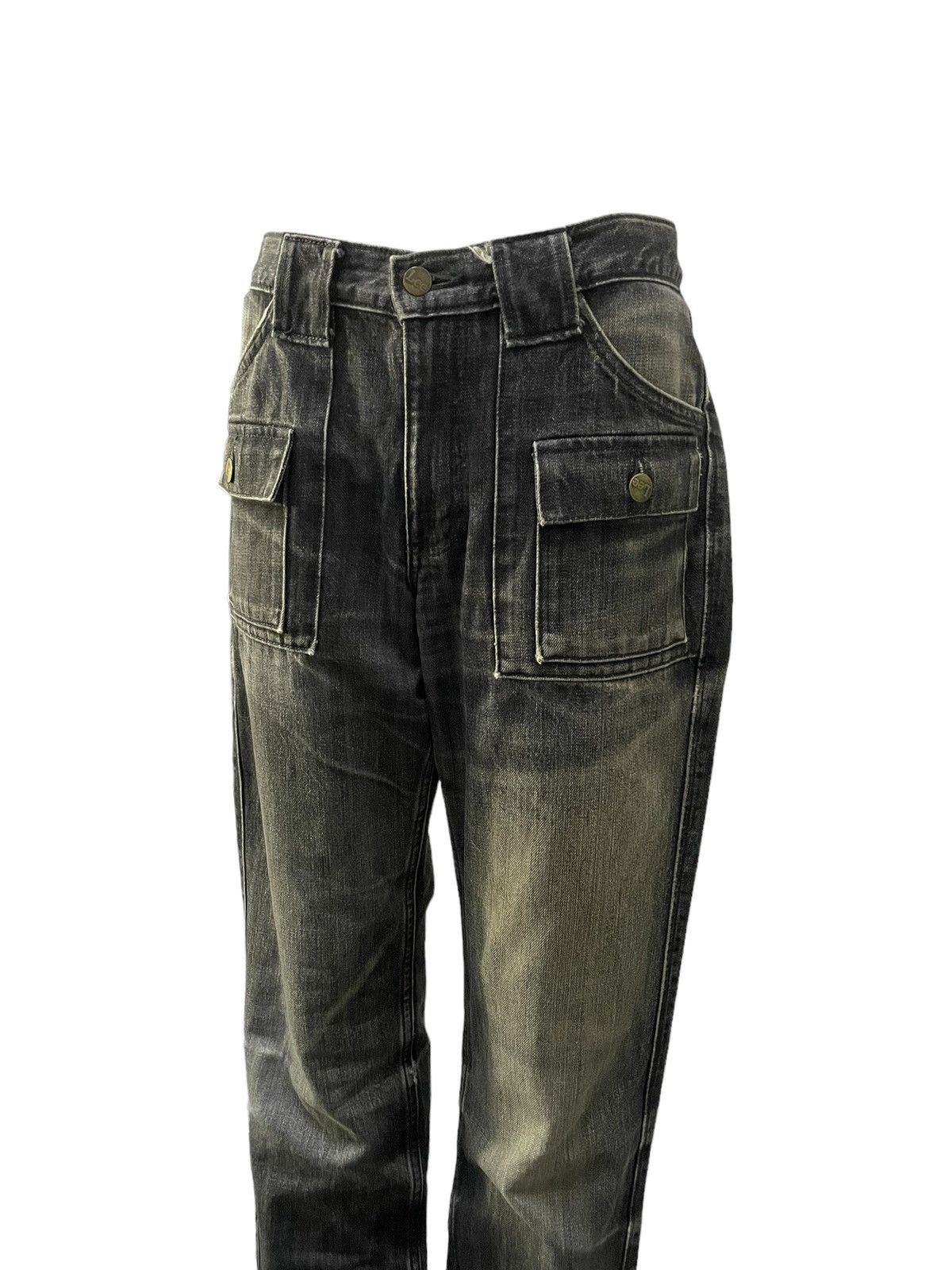 Hysteric Glamour × Lee Vintage Lee Japan Faded Mud Bush Pocket Denim Pants Size US 32 / EU 48 - 4 Thumbnail