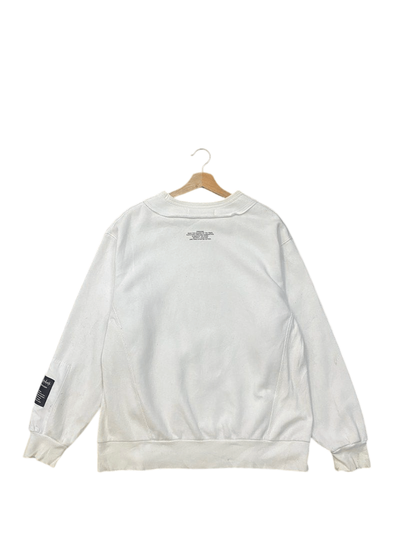 GU × Undercover Vintage GU X Undercover White Crewneck Size US M / EU 48-50 / 2 - 2 Thumbnail