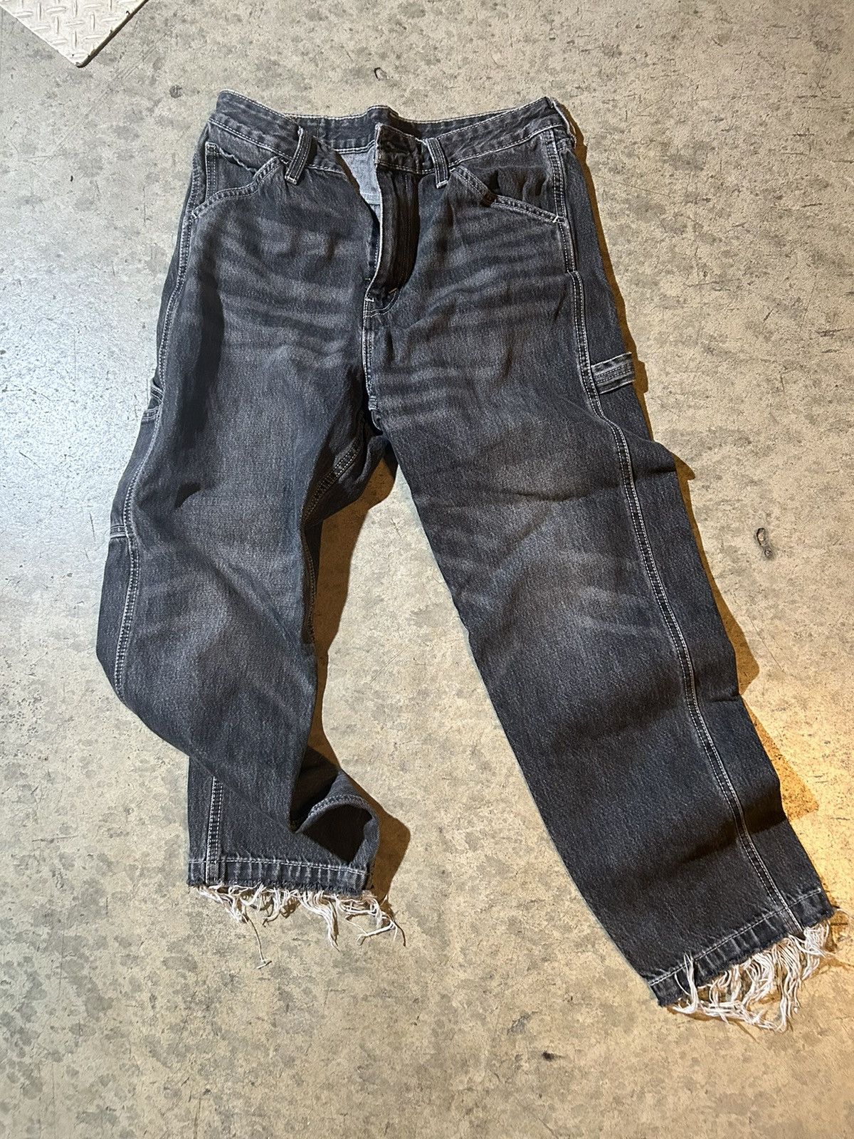 image of Levis x Levis Vintage Clothing Vintage Levi’S Carpenter Pants Distressed 33X30 in Black, Men's