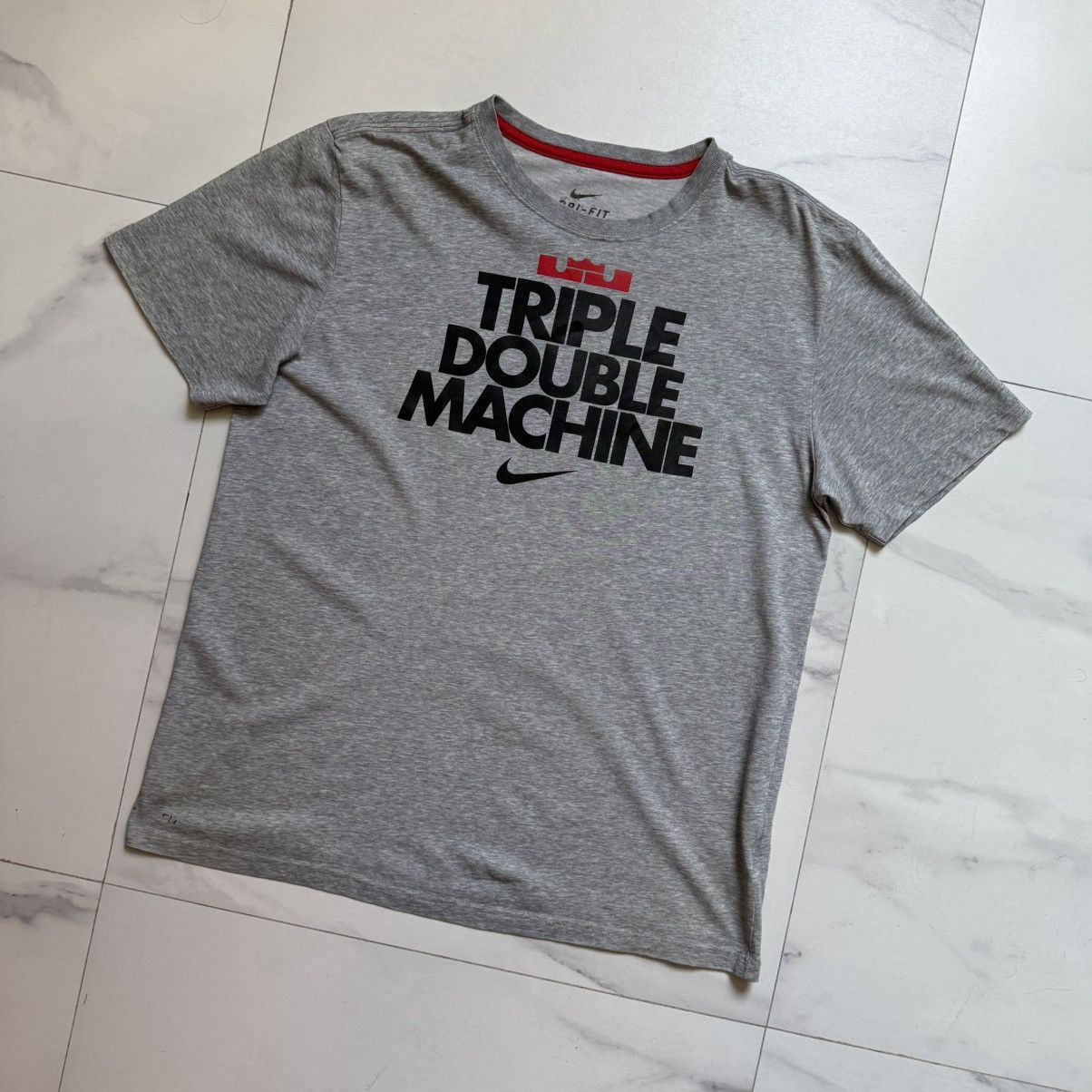 Nike Nike King James Triple Double Machine Tee Size US L / EU 52-54 / 3 - 3 Thumbnail