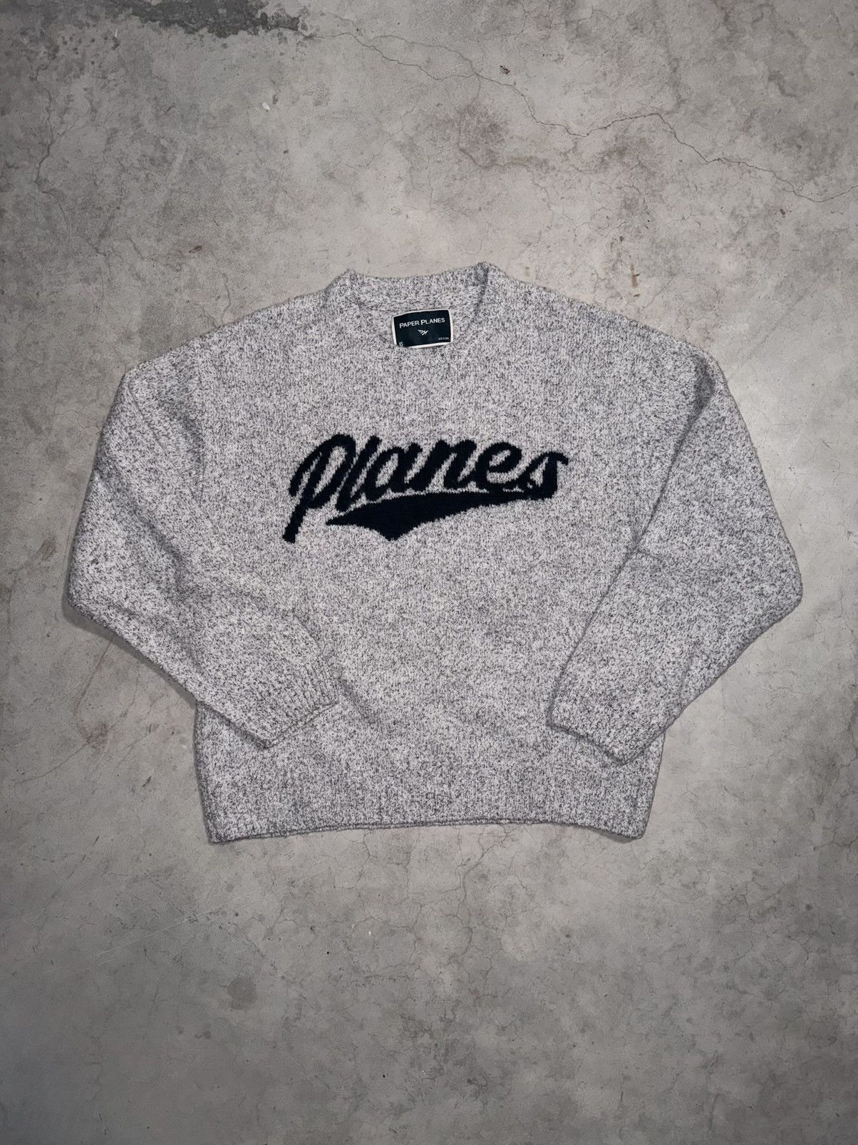 Paper Planes PAPER PLANES SCRIPT CREWNECK Oversized Sweater Size US XS / EU 42 / 0 - 1 Thumbnail
